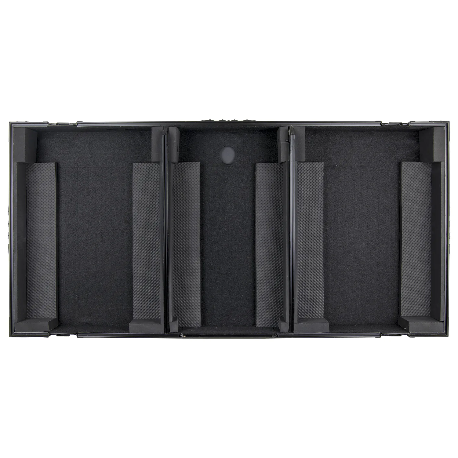 Black Low Profile Rane Twelve and Rane Seventy / Seventy-Two Coffin Flight Case with Glide Platform - Image 7