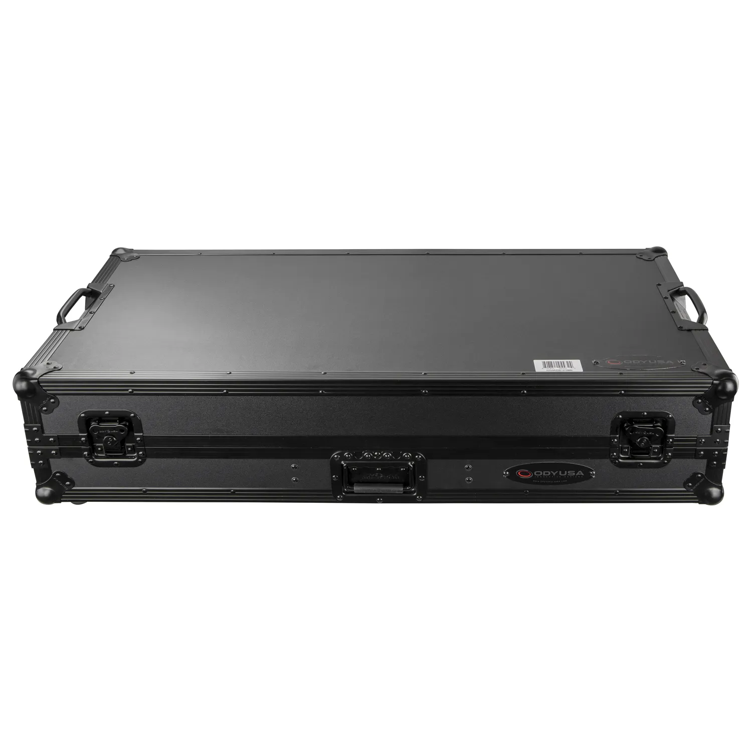Black Low Profile Rane Twelve and Rane Seventy / Seventy-Two Coffin Flight Case with Glide Platform - Image 10