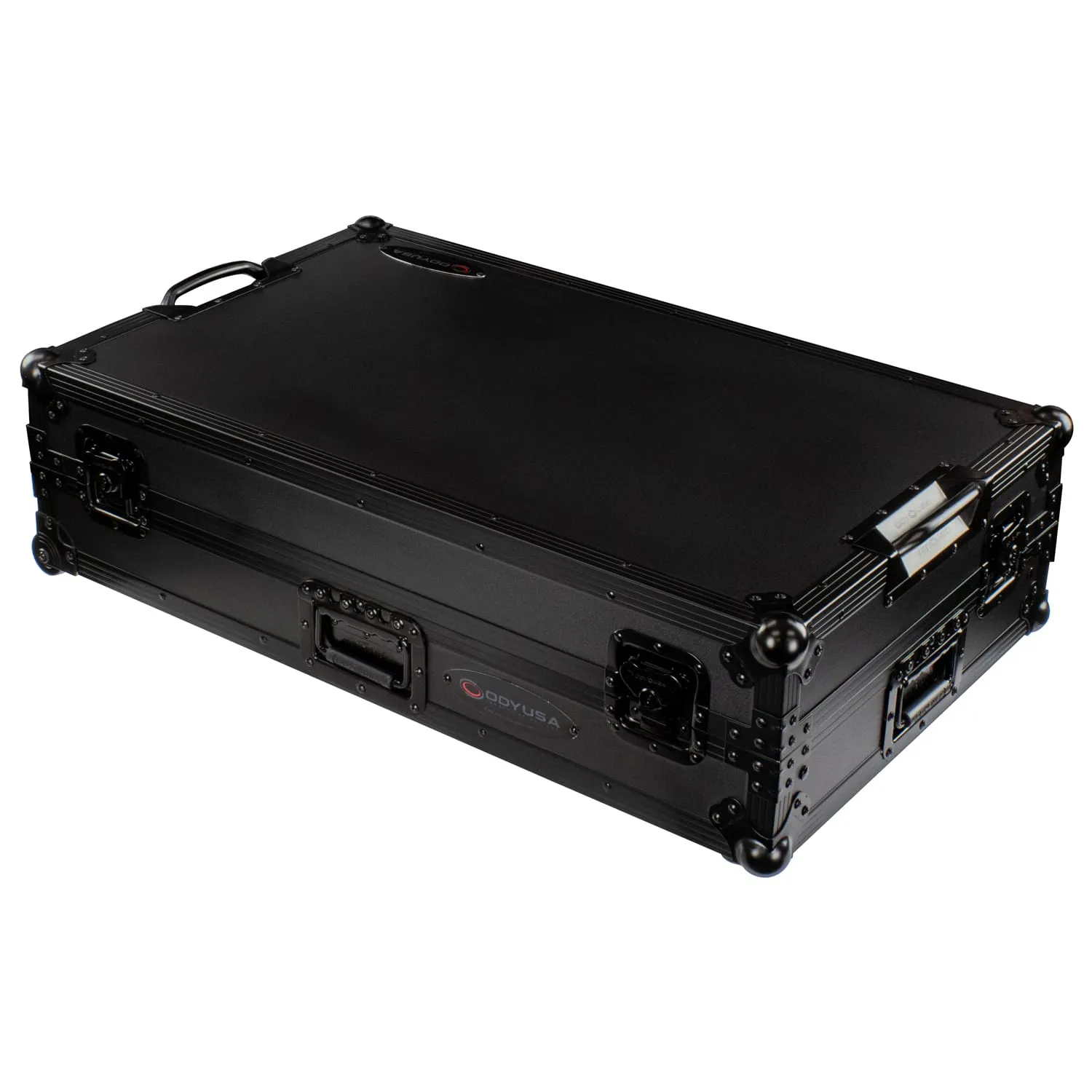 RANE FOUR Black Label 1U Flight Case with Glide Style Laptop Platform and Wheels - Image 5