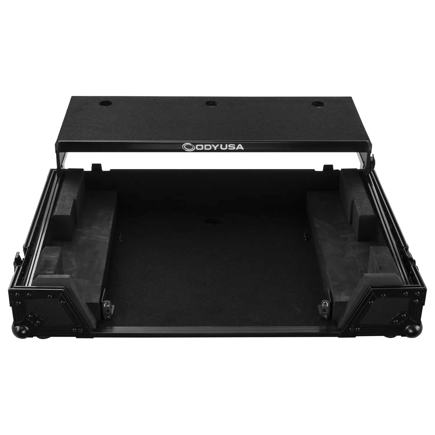 RANE ONE MKII / RANE ONEFlight Case in Black with 1U Rack Space and Glide Platform - Image 8