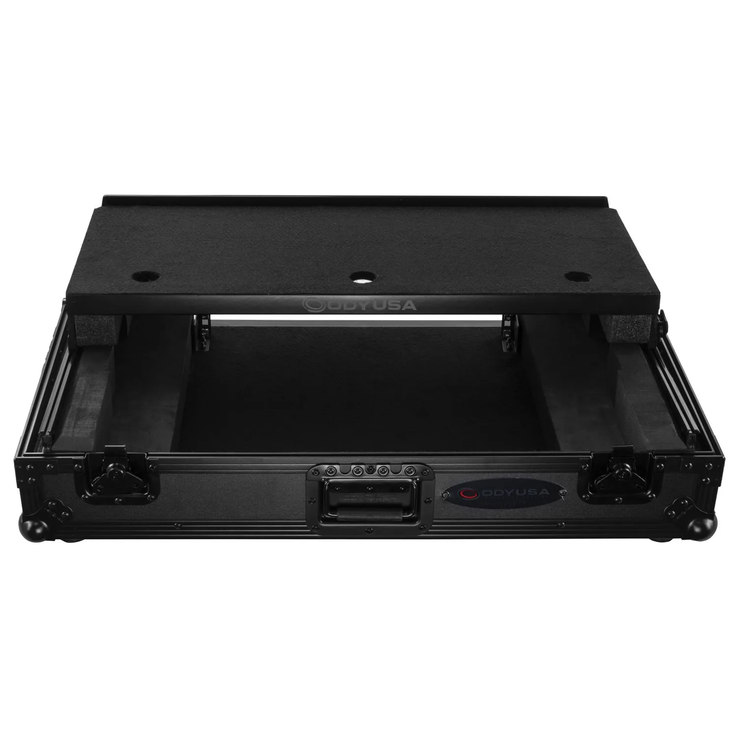 RANE ONE MKII / RANE ONEFlight Case in Black with 1U Rack Space and Glide Platform - Image 10