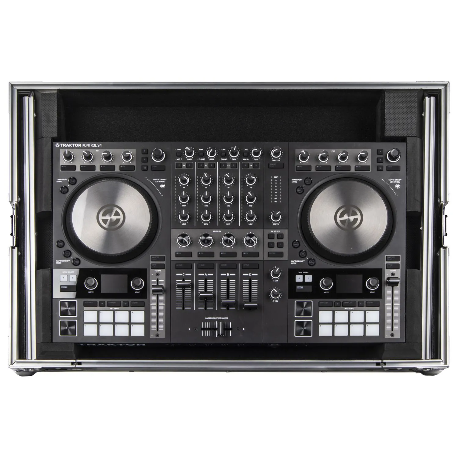 Native Instruments Traktor Kontrol S4 MK3 Flight Case with Glide