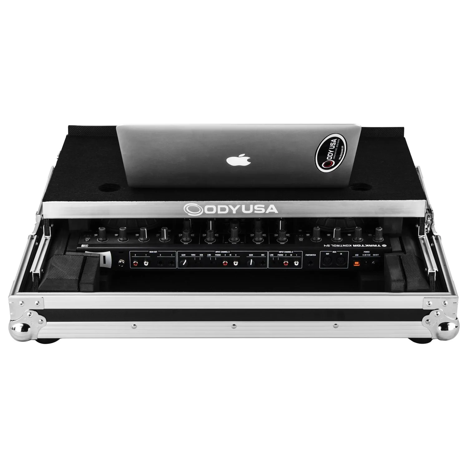 Traktor Kontrol S4 mk3 Odyusa DJ ケース付き Native Instruments Traktor Kontrol S4 MK3 Flight Case with Glide