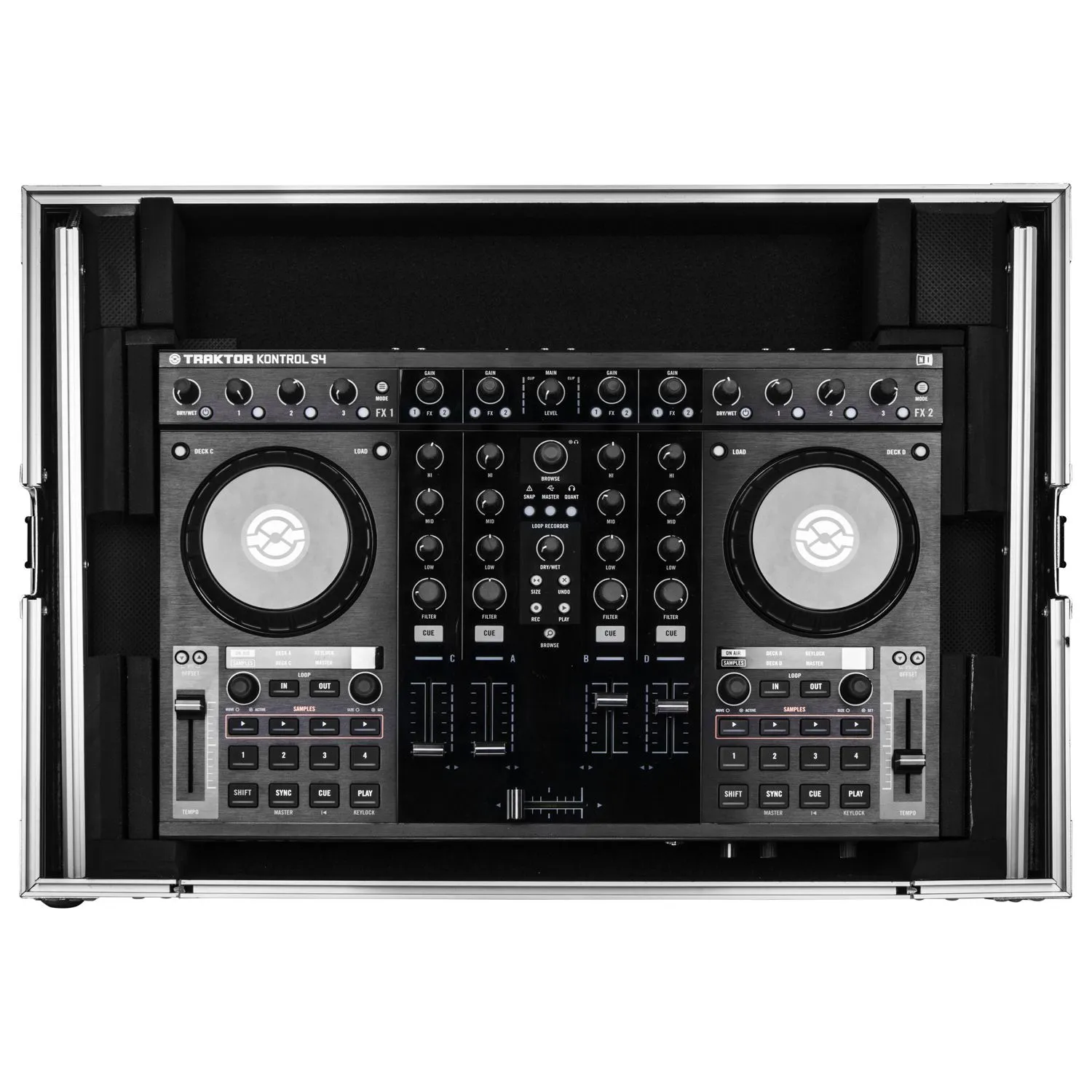 Native Instruments Traktor Kontrol S4 MK3 Flight Case with Glide