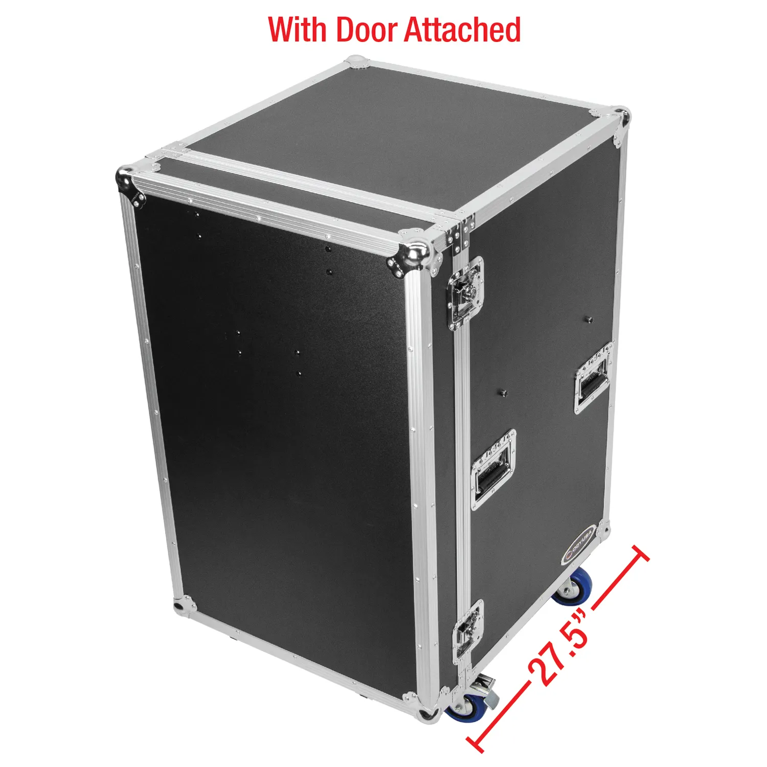 Deluxe Six Drawer Workbox Tour Flight Case with Casters and Side Table - Image 12