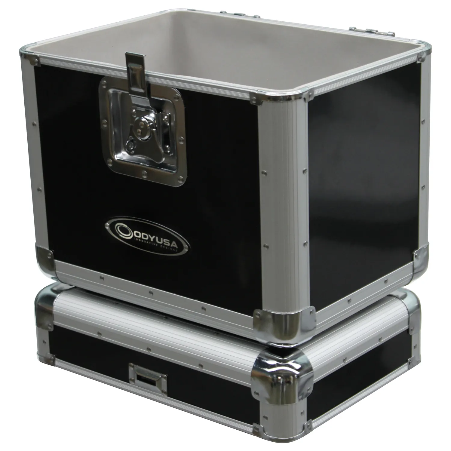 KROM Series Black Stackable Record / Utility Case for 70 12" Vinyl Records & LPs - Image 2