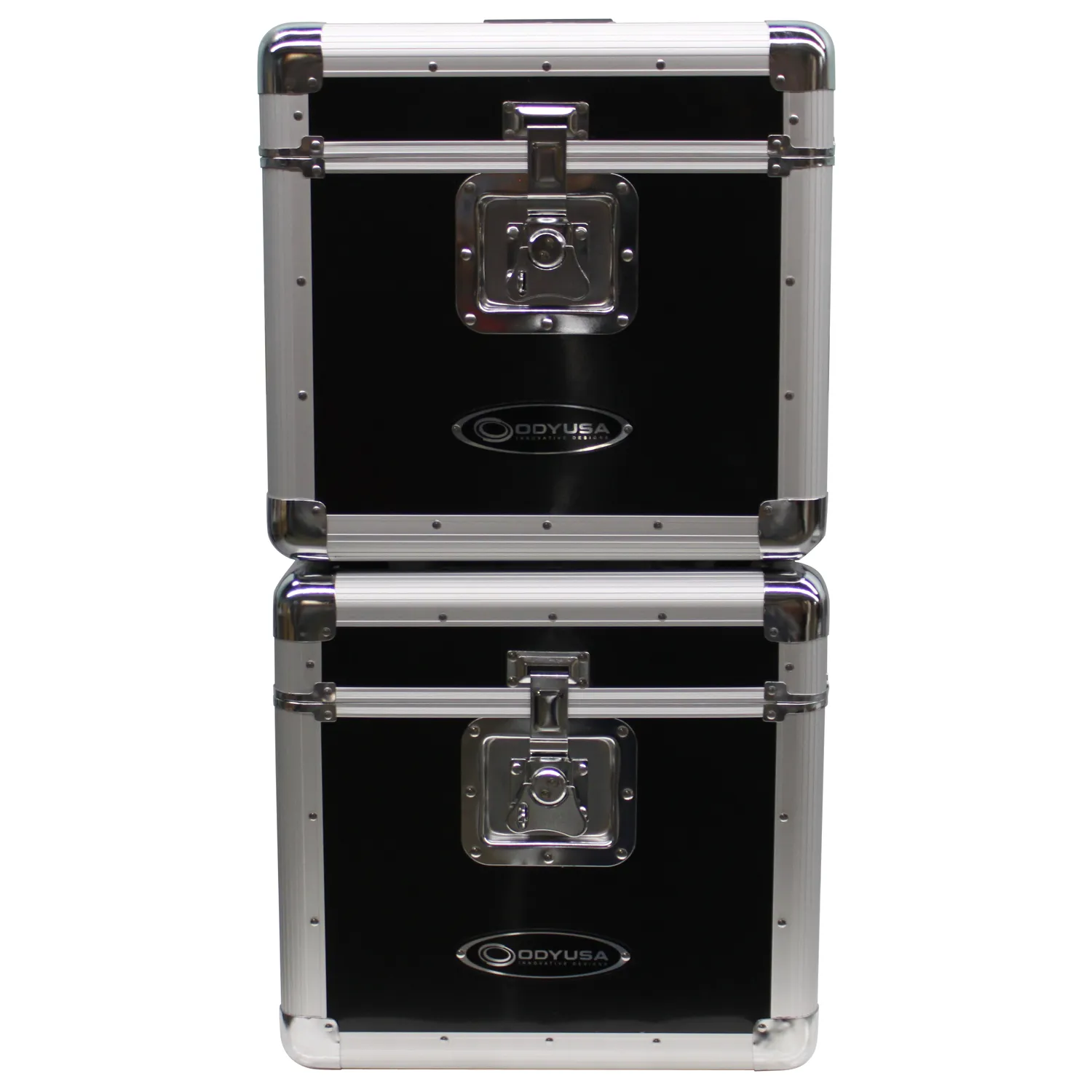 KROM Series Black Stackable Record / Utility Case for 70 12" Vinyl Records & LPs - Image 3