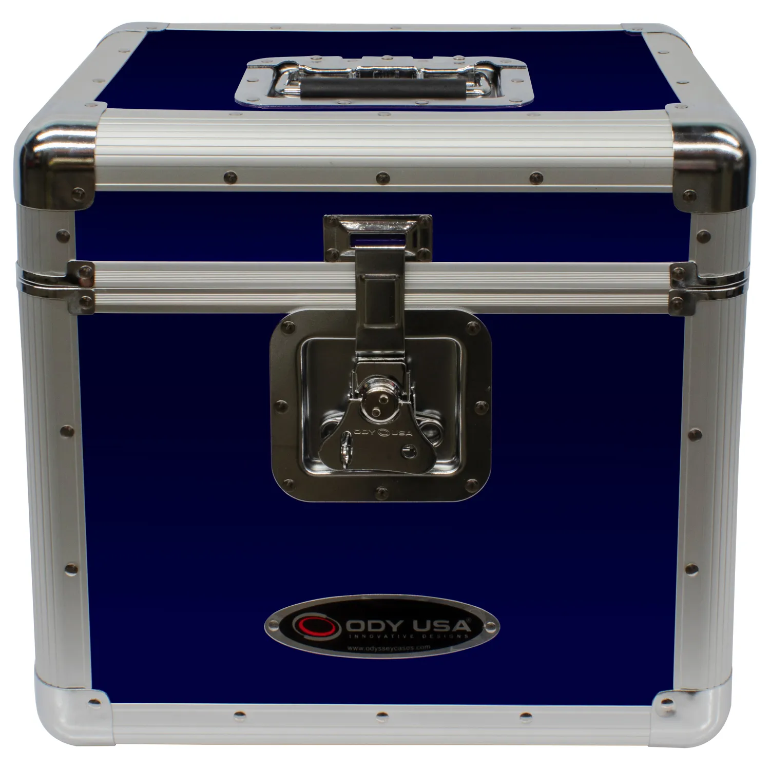 KROM Series Blue Stackable Record / Utility Case for 70 12" Vinyl Records & LPs - Image 3