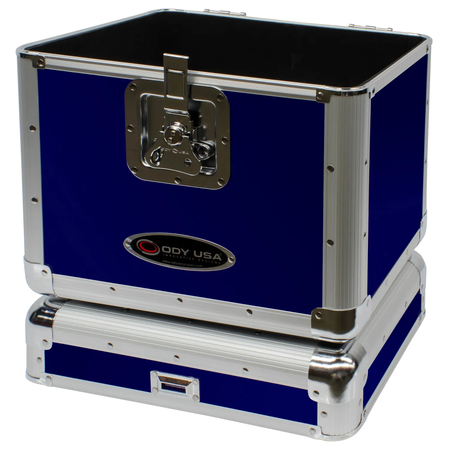 KROM Series Blue Stackable Record / Utility Case for 70 12" Vinyl Records & LPs - Image 6