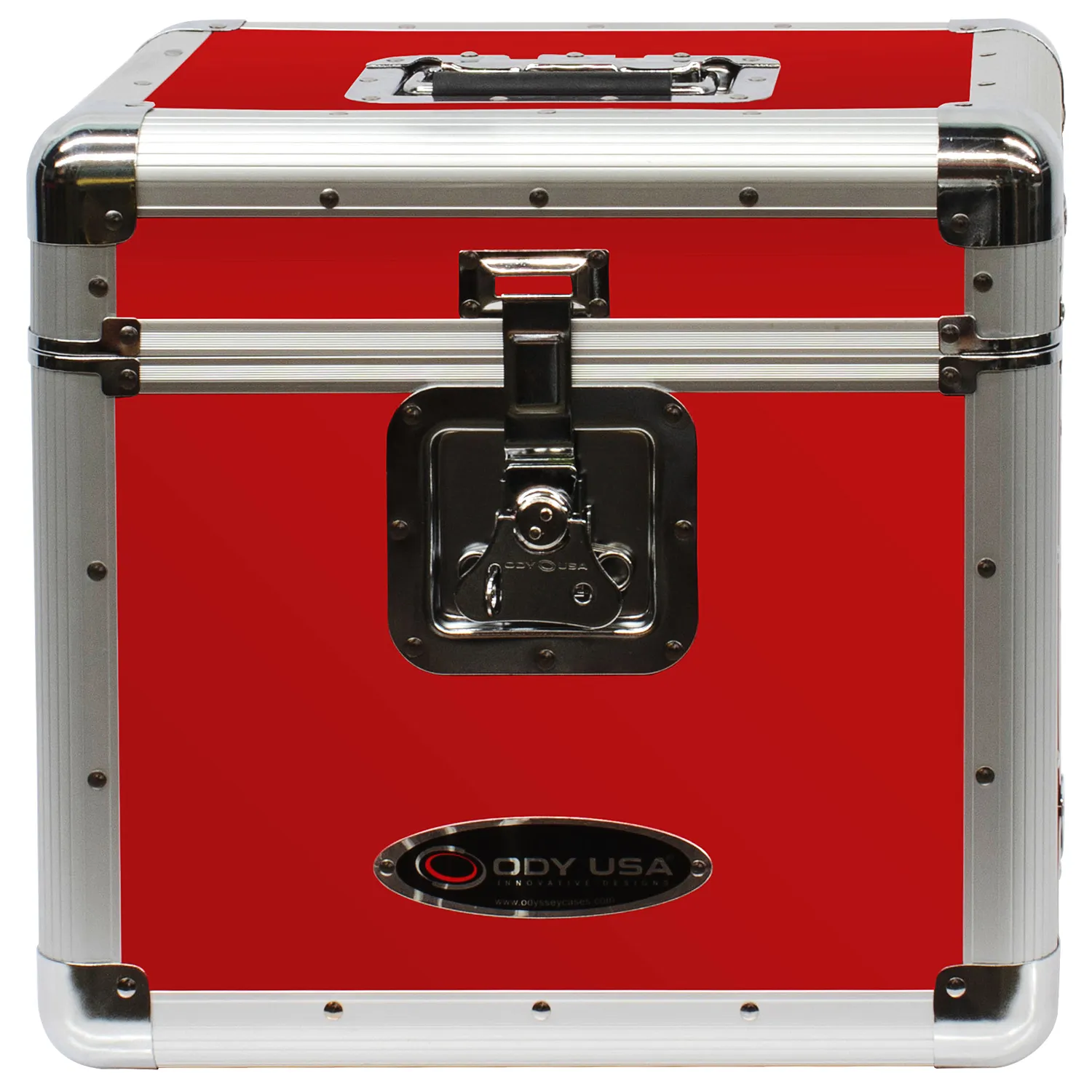 KROM Series Red Stackable Record / Utility Case for 70 12" Vinyl Records & LPs - Image 3
