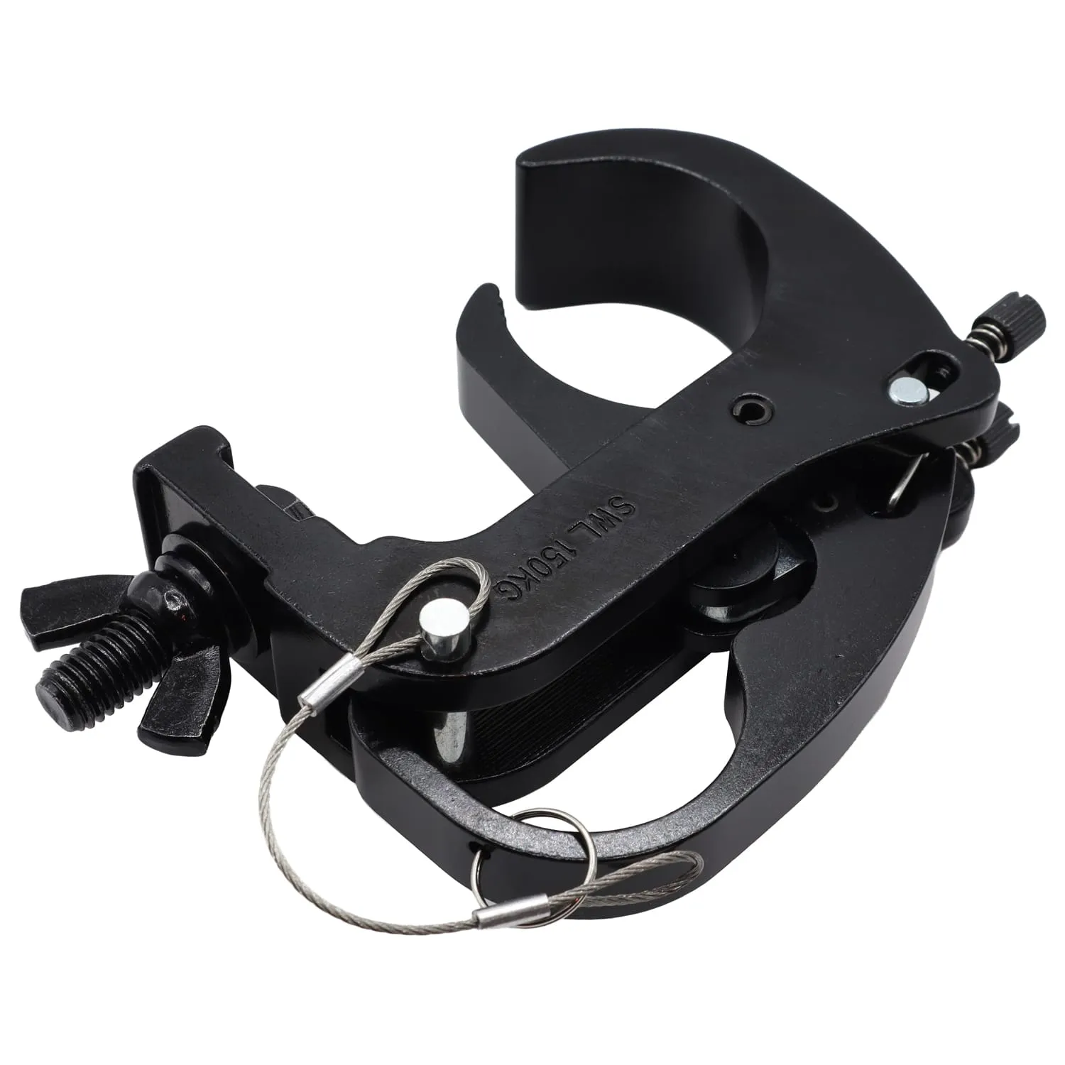 Ultra Swift Clamp, Fits 2" Tube, 330 lb Load Capacity, Black - Image 4