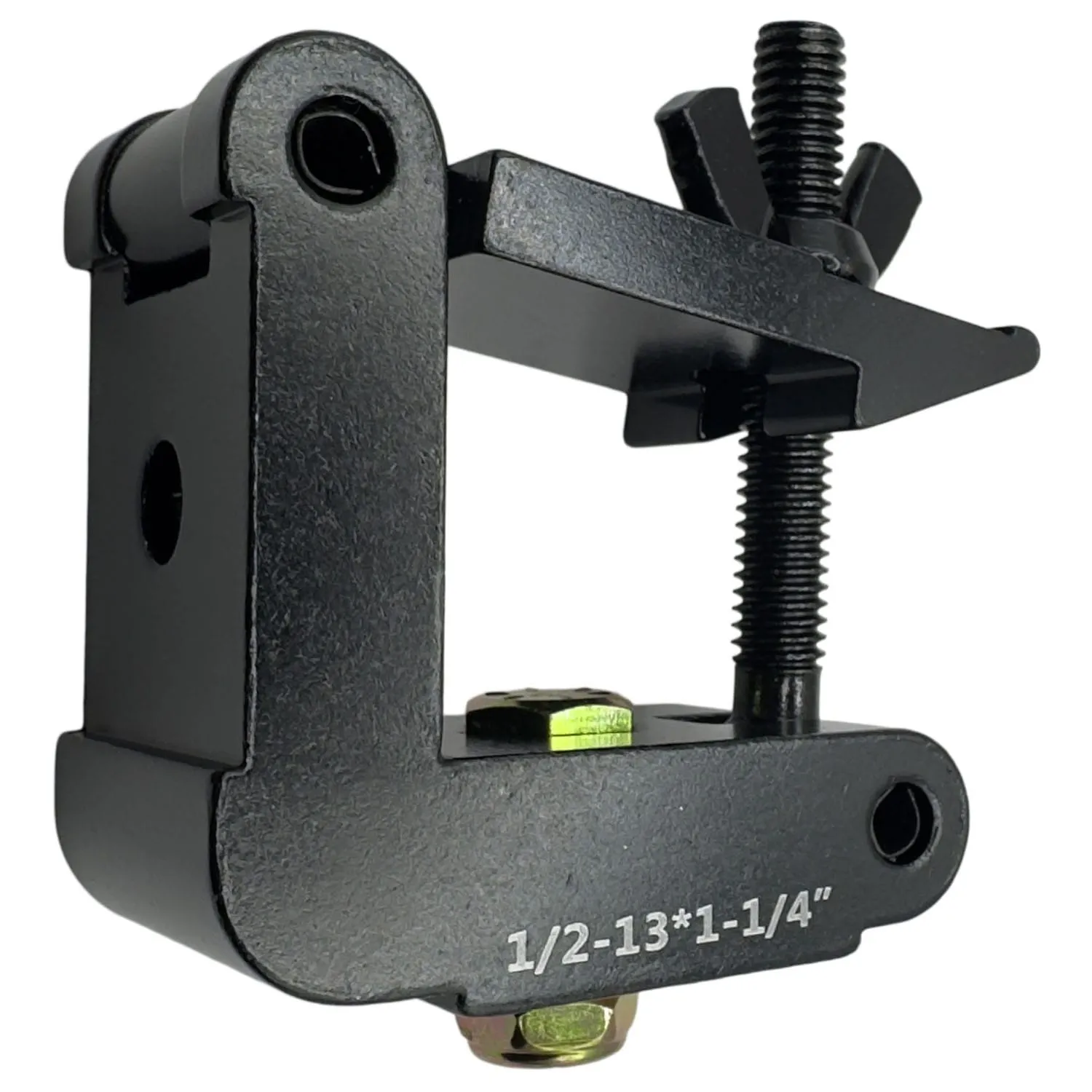 Square Half Coupler, Fits 2" Tube, 1102 lb Load Capacity, Anodized Black - Image 2