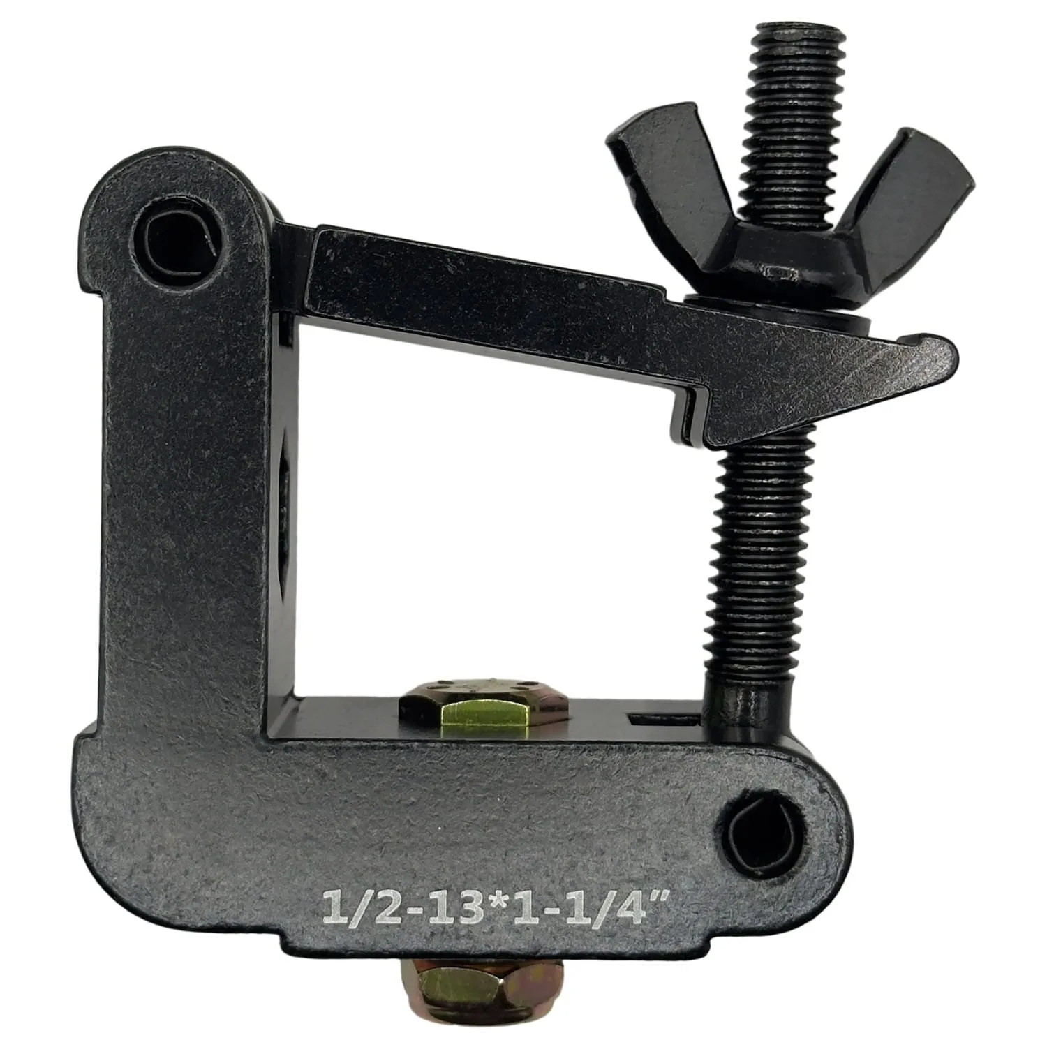 Square Half Coupler, Fits 2" Tube, 1102 lb Load Capacity, Anodized Black - Image 3