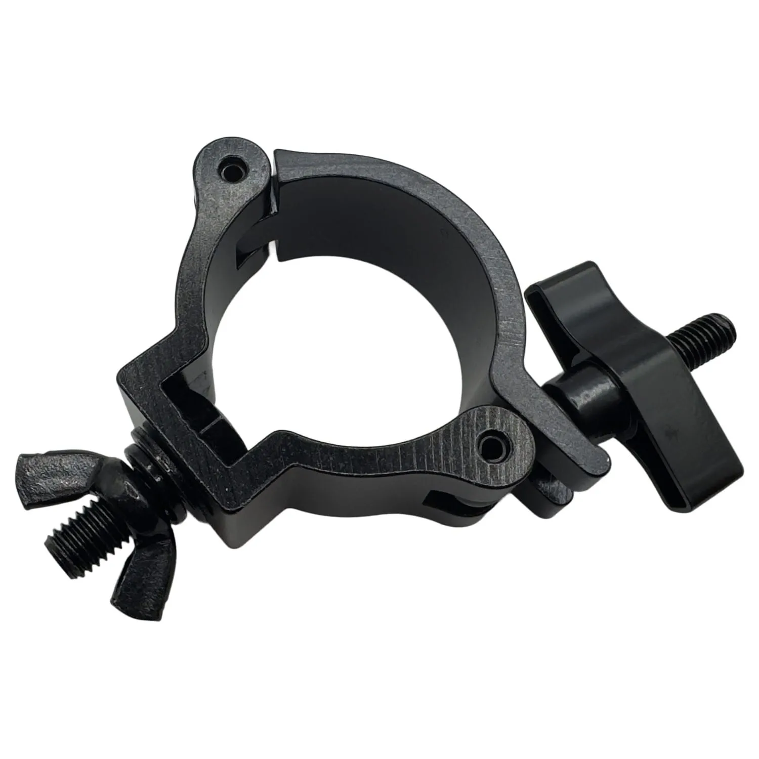 Medium-Duty Coupler with Large Wing Nut, Fits 1.9-2" OD Tube, 165 lb Load, Black - Image 3
