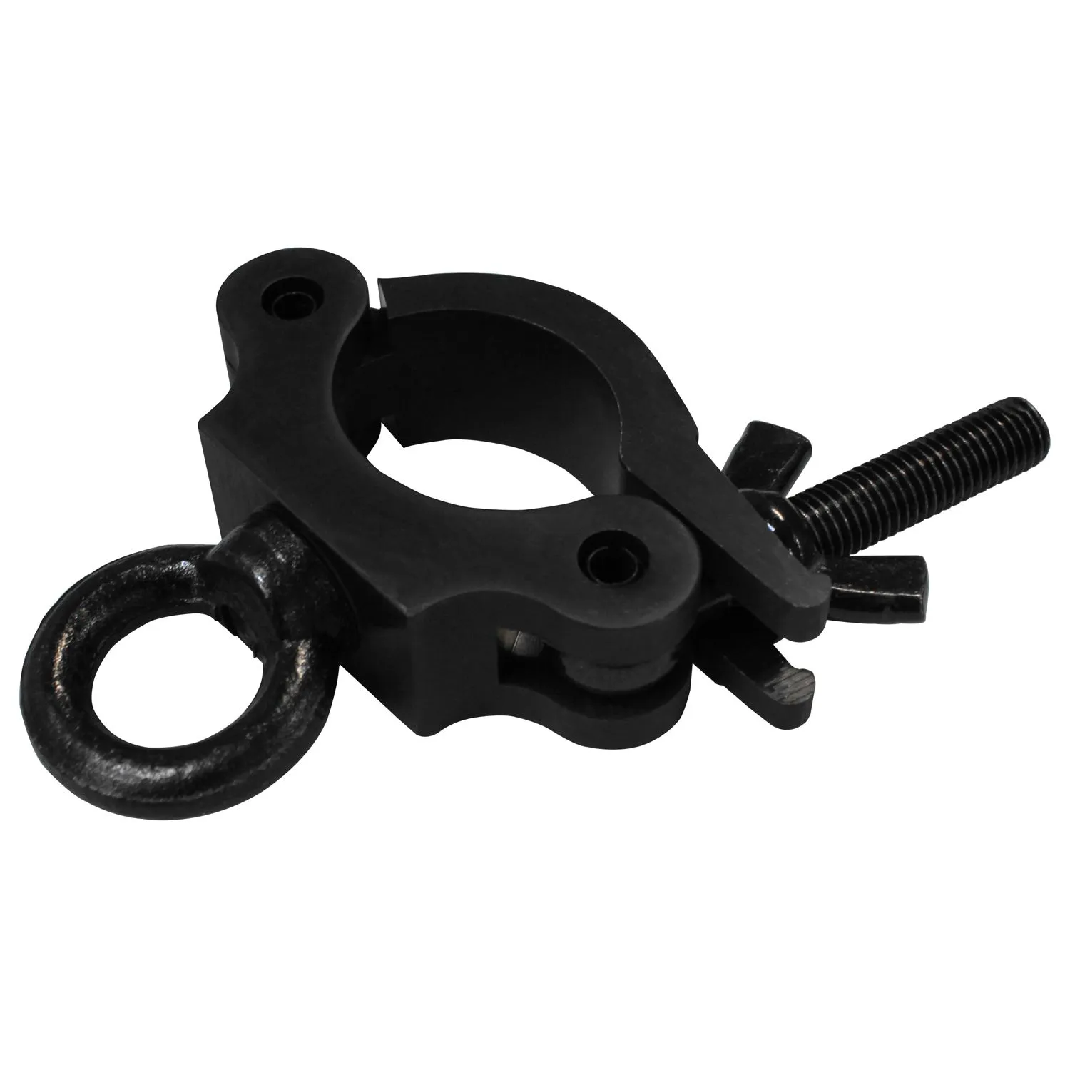 Pro Half Coupler with Eye Bolt, Fits 2" Tube, 660 lb Load, Black - Image 2