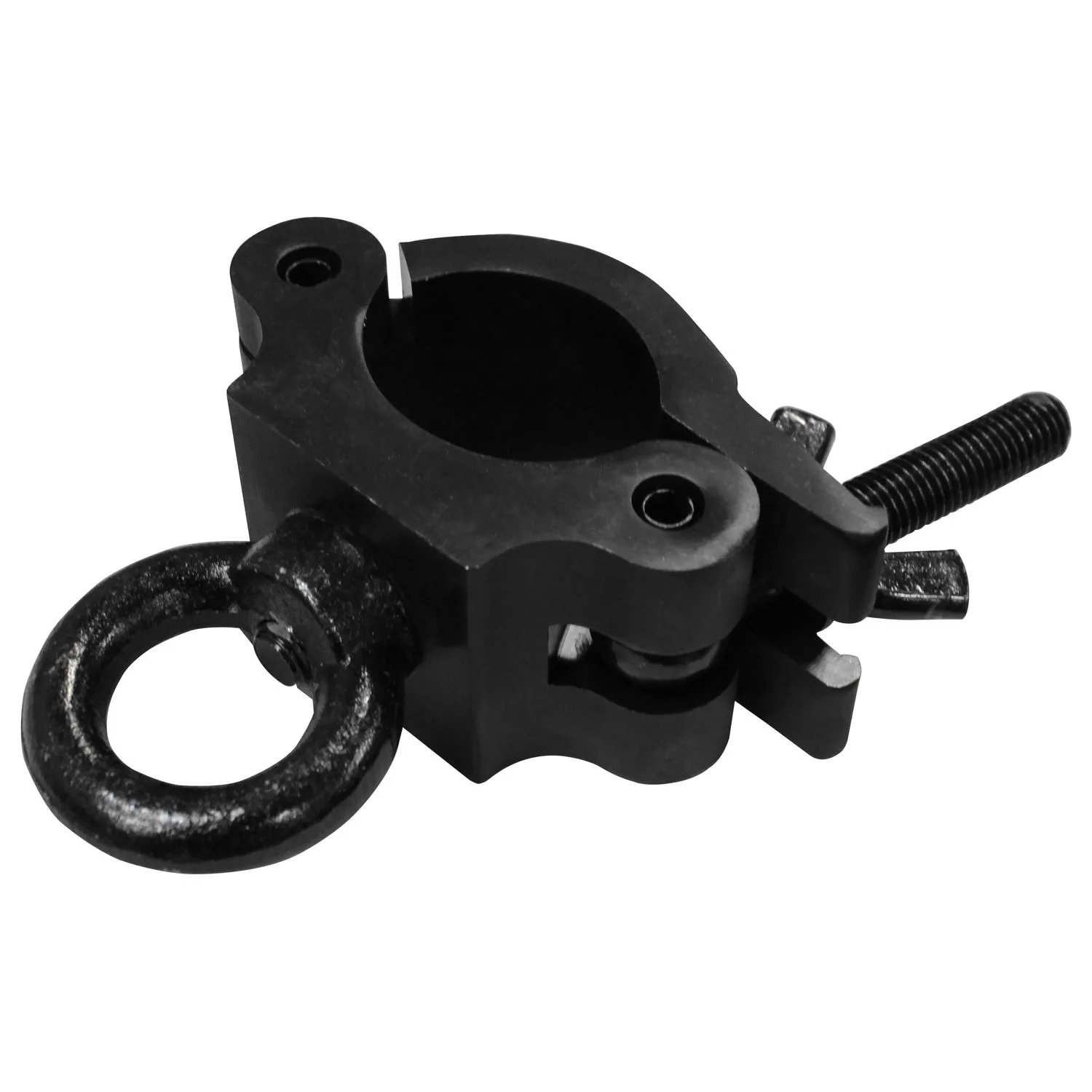 Pro Half Coupler with Eye Bolt, Fits 2" Tube, 1100 lb Load, Black - Image 2