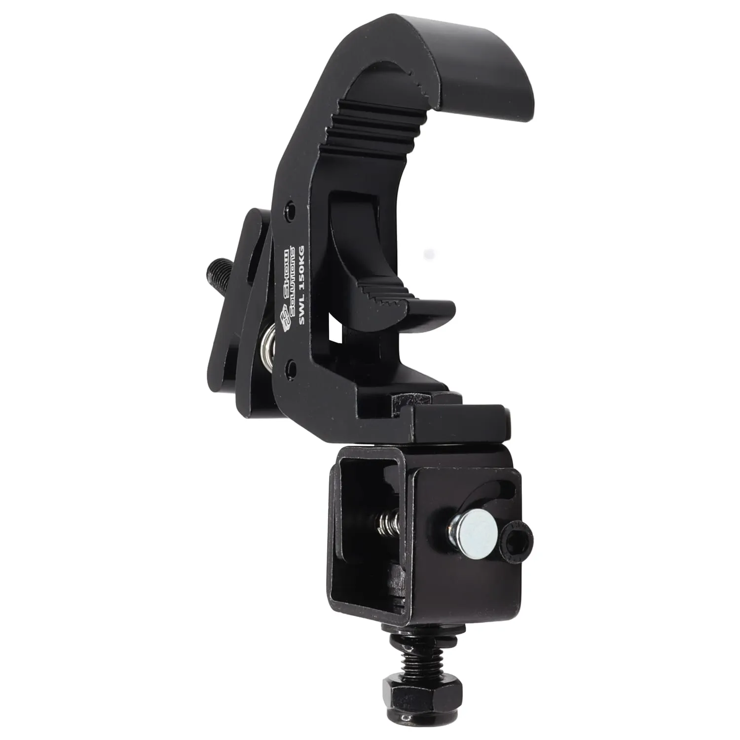 Swivel Quick Clamp, Fits 2" Tube, 330 lb Load Capacity, Black - Image 2