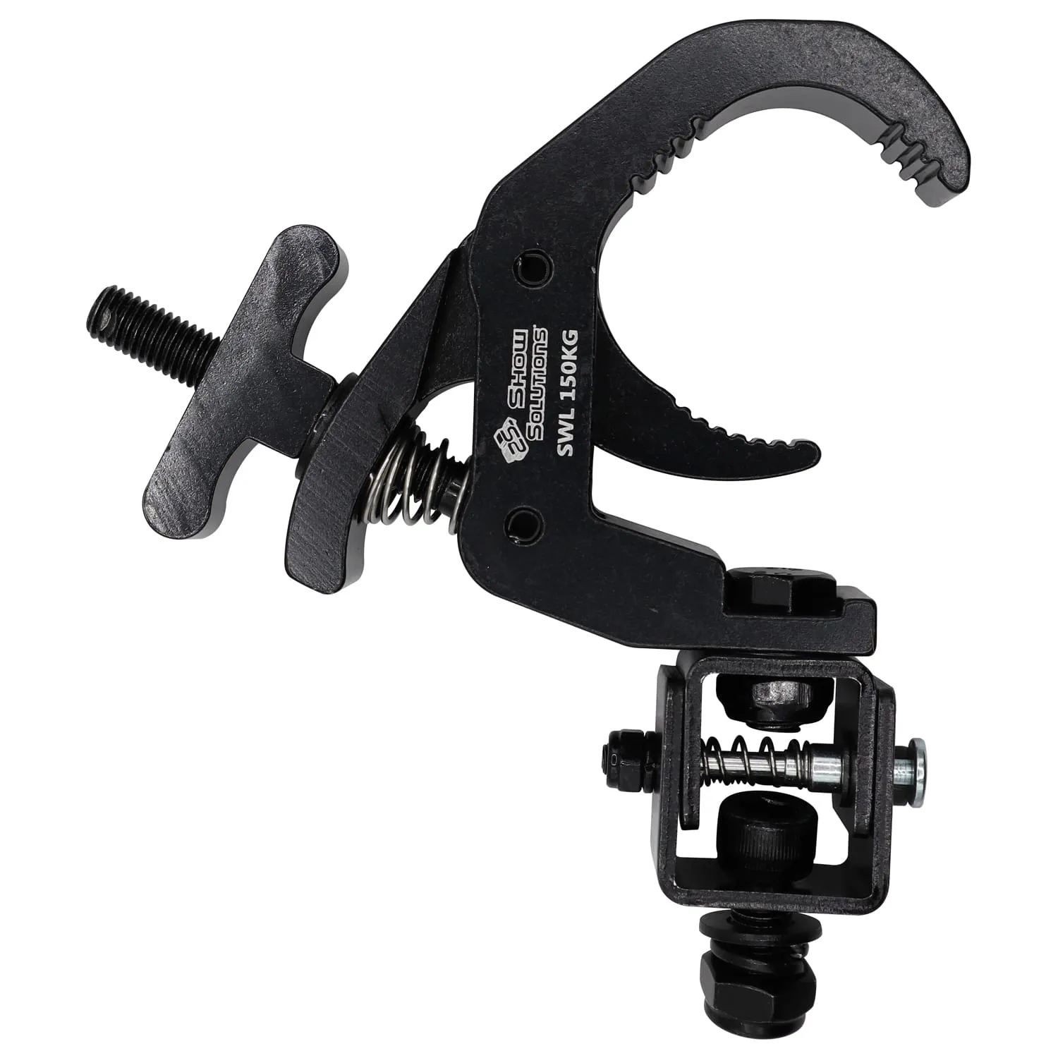 Swivel Quick Clamp, Fits 2" Tube, 330 lb Load Capacity, Black - Image 3