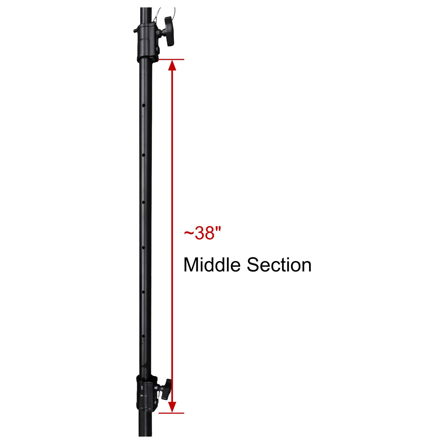 Odyssey Lighting Pole 120" Long - Black - Image 3