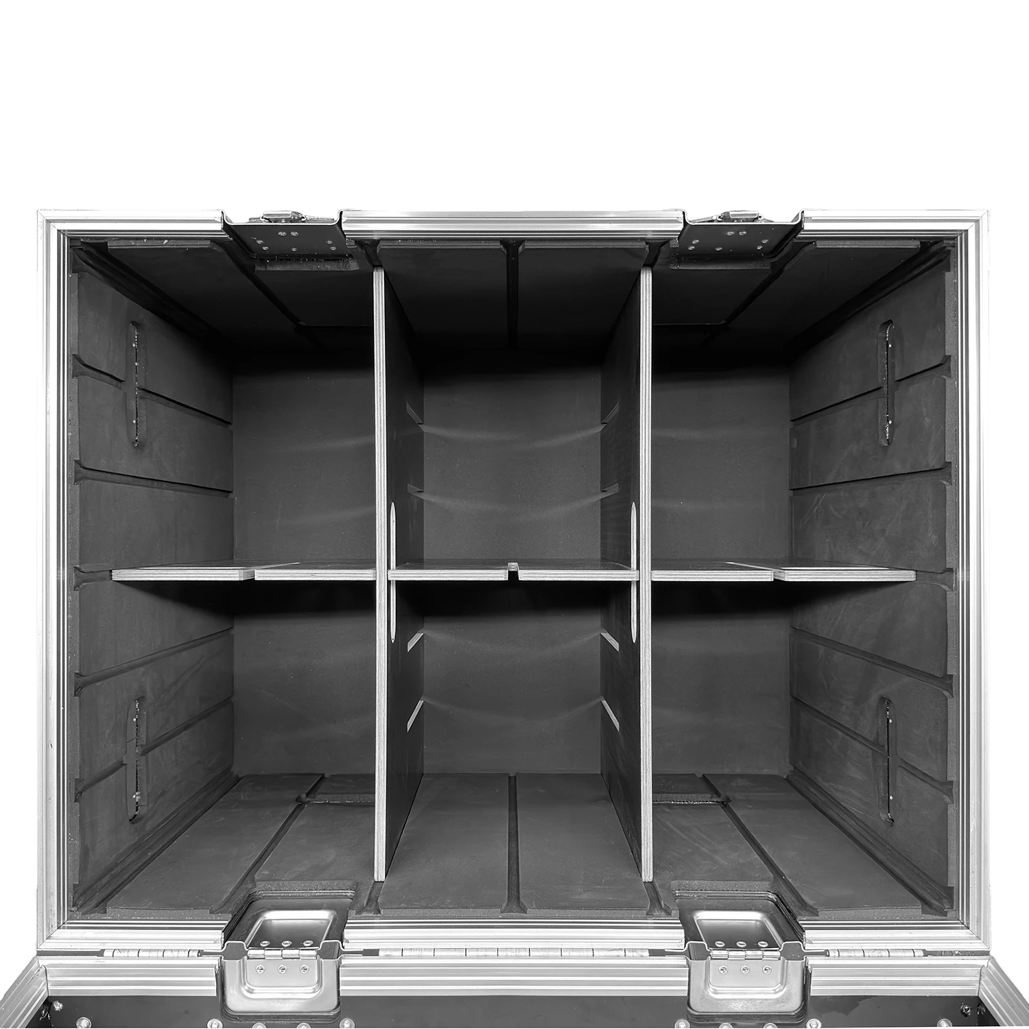 Odyssey Professional 30" x 22" x 30" Black Hex Board Utility Tour Trunk Case with Caster Wheels - Image 6