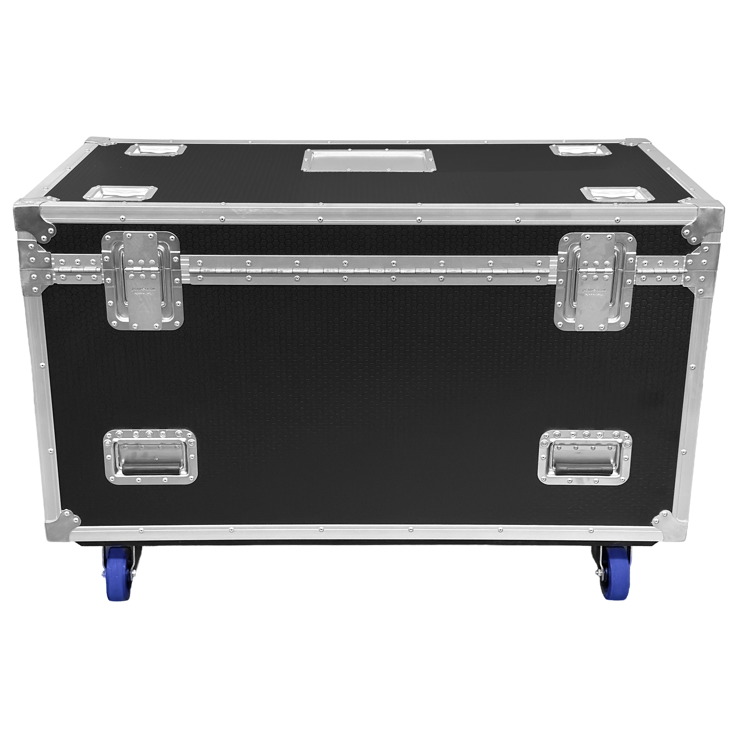 Odyssey Professional 45" x 22" x 30" Black Hex Board Utility Tour Trunk Case with Caster Wheels - Image 10