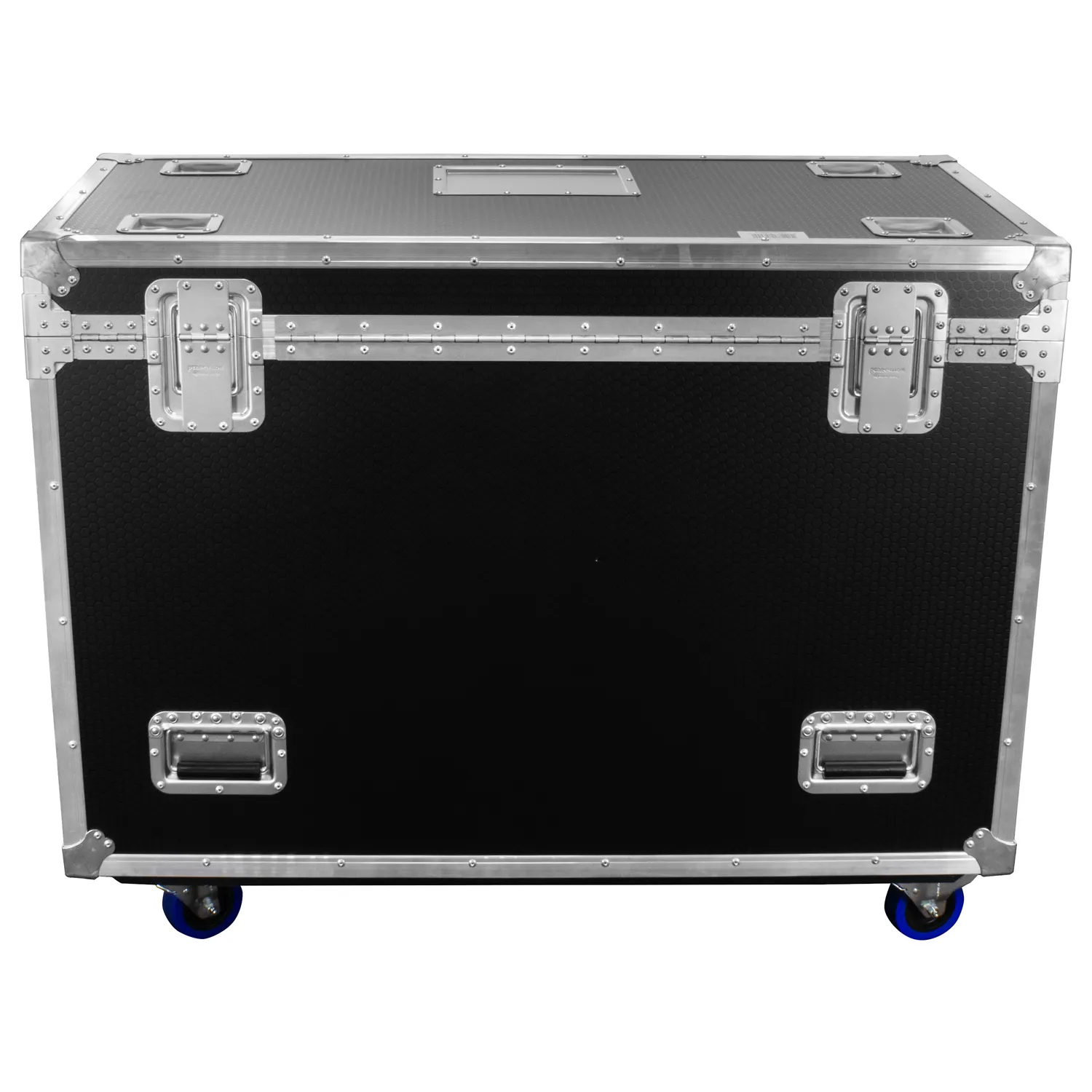 Odyssey Professional 45" x 22" x 36" Black Hex Board Utility Tour Trunk Case with Caster Wheels - Image 7