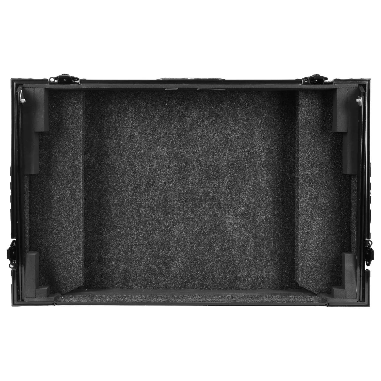 Road Case Series DDJ-GRV6 Case in Black with Wheels and Glide Style Laptop Platform - Image 3