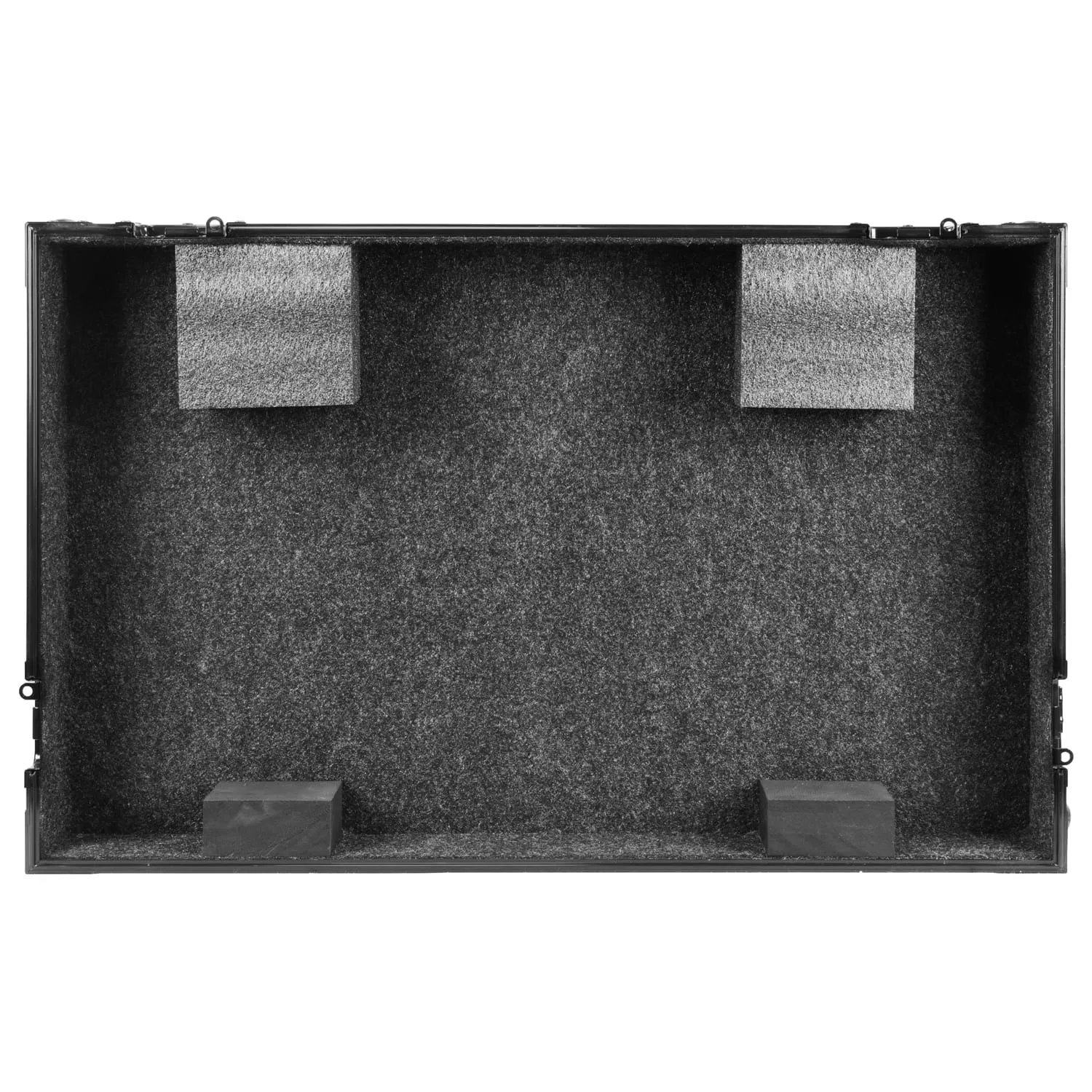 Road Case Series DDJ-GRV6 Case in Black with Wheels and Glide Style Laptop Platform - Image 4