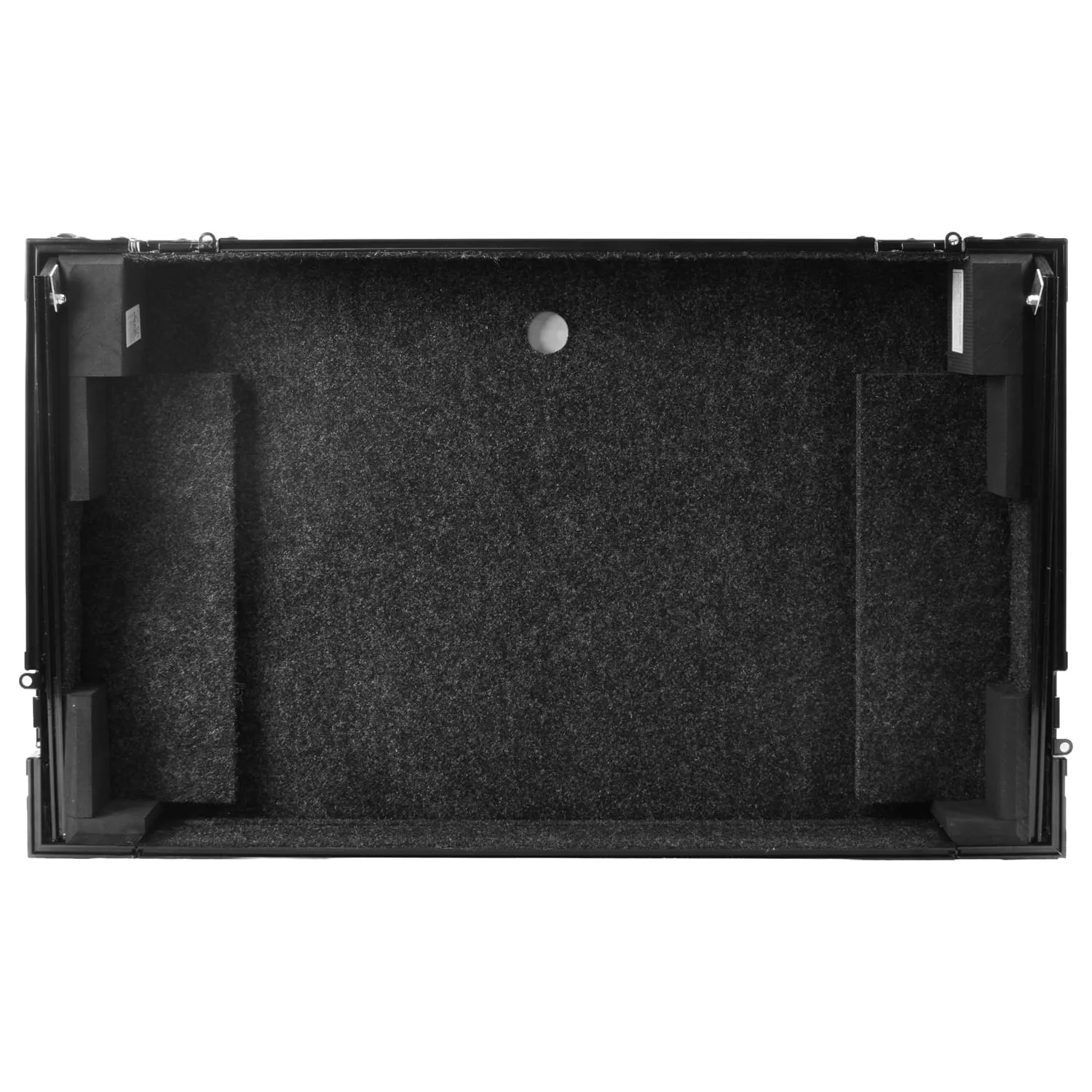 Road Case Series DDJ-REV7 Case in Black with Wheels and Glide Style Laptop Platform - Image 4