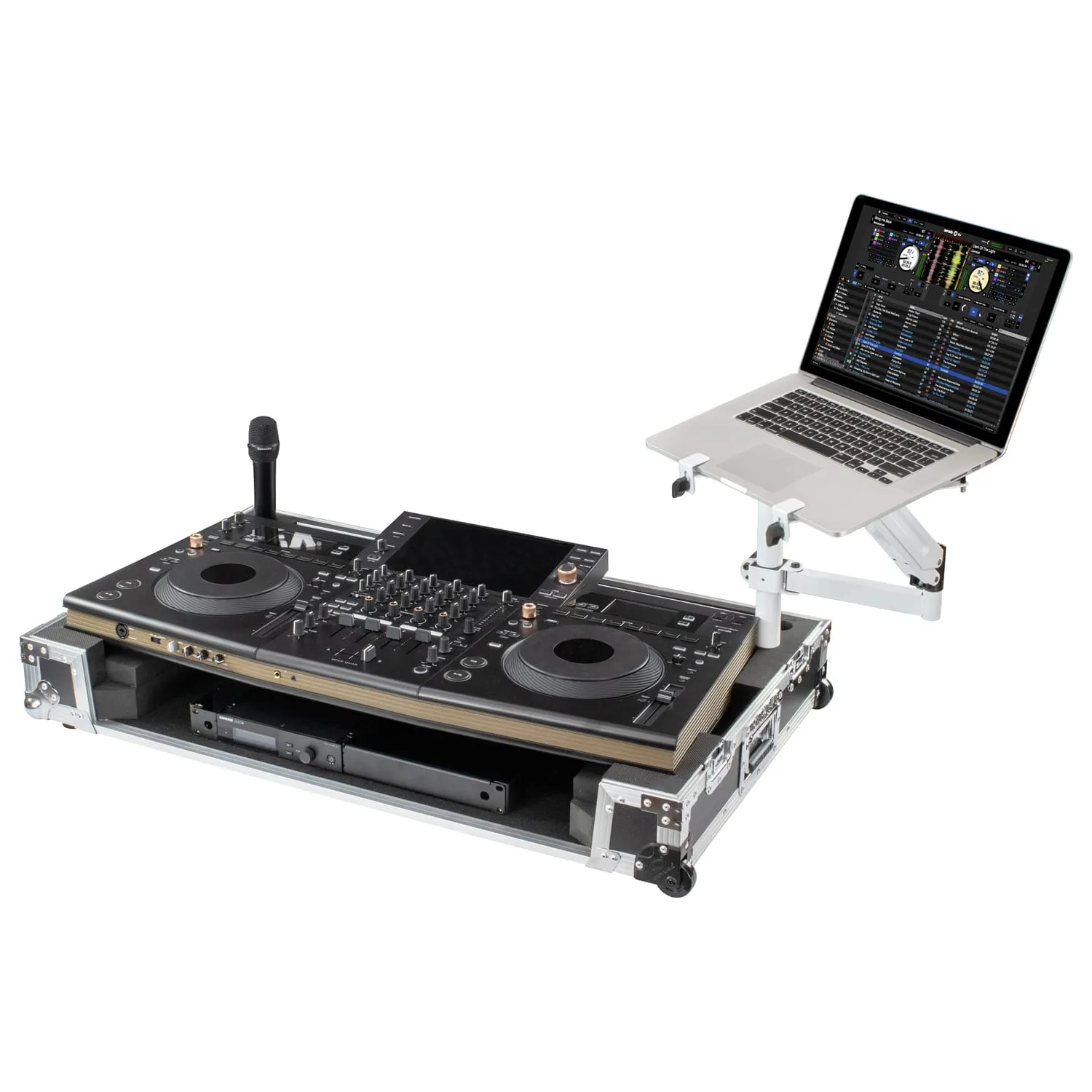 Odyssey Pioneer DJ OPUS-QUAD Flight Effects Show Case with Wheels - Image 3