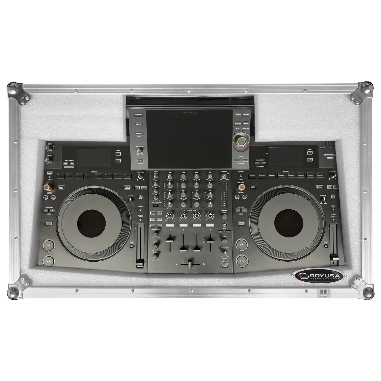 Odyssey Pioneer DJ OPUS-QUAD Flight Effects Show Case with Wheels - Image 8