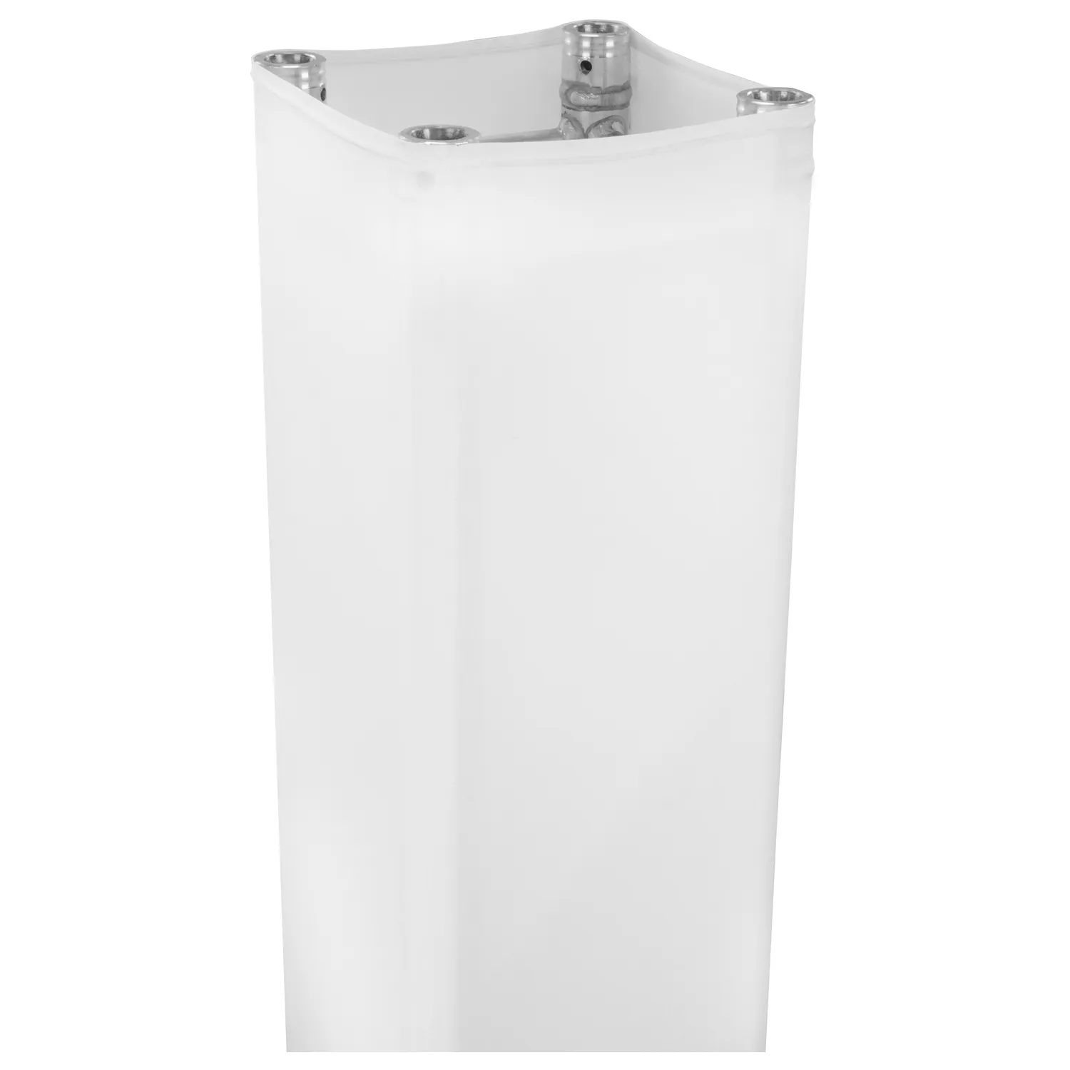 10 ft 12"x12"/Conical Truss Scrim Cover - White - Image 2