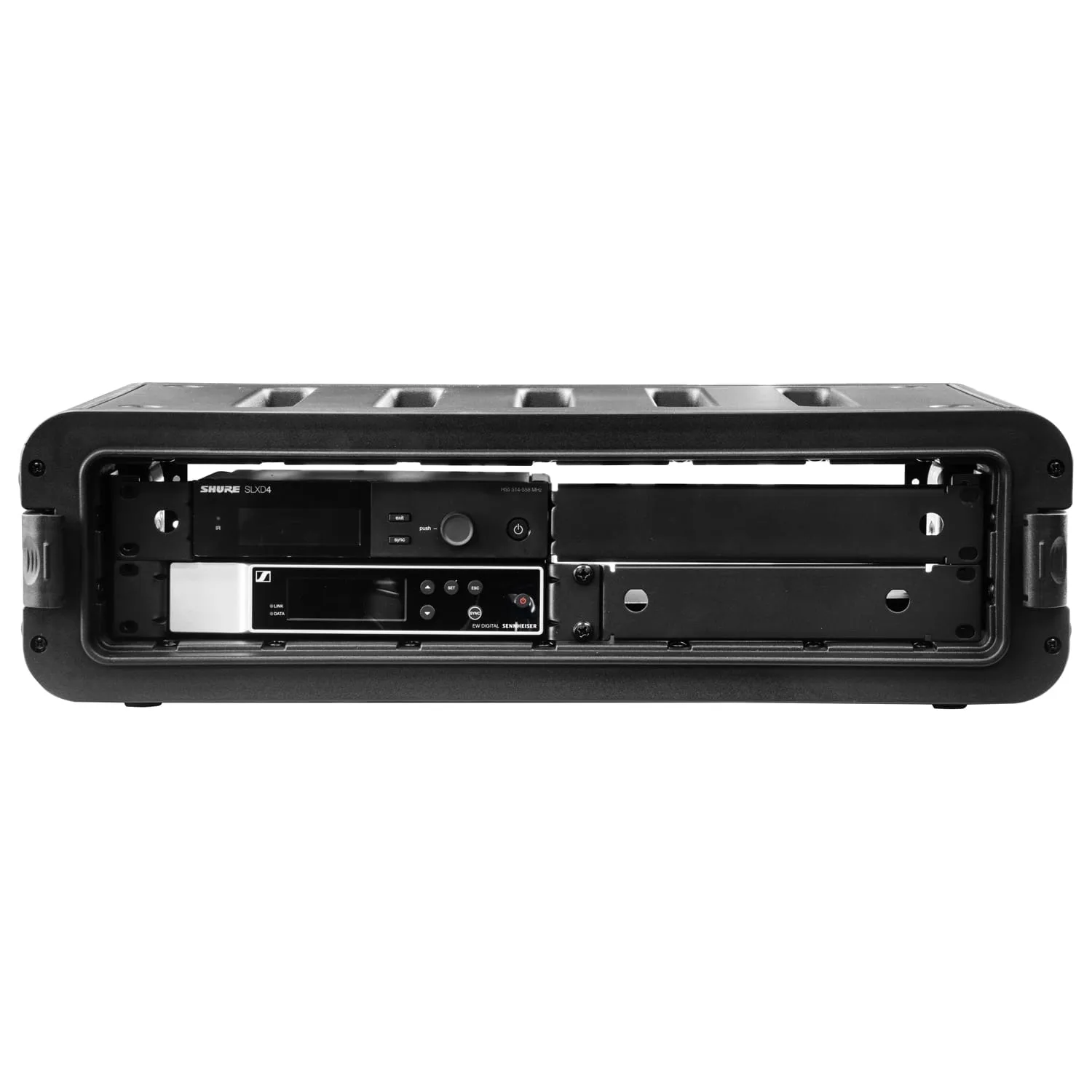 Odyssey Watertight 2U Rack Case with 2 Microphone Compartments - Image 6