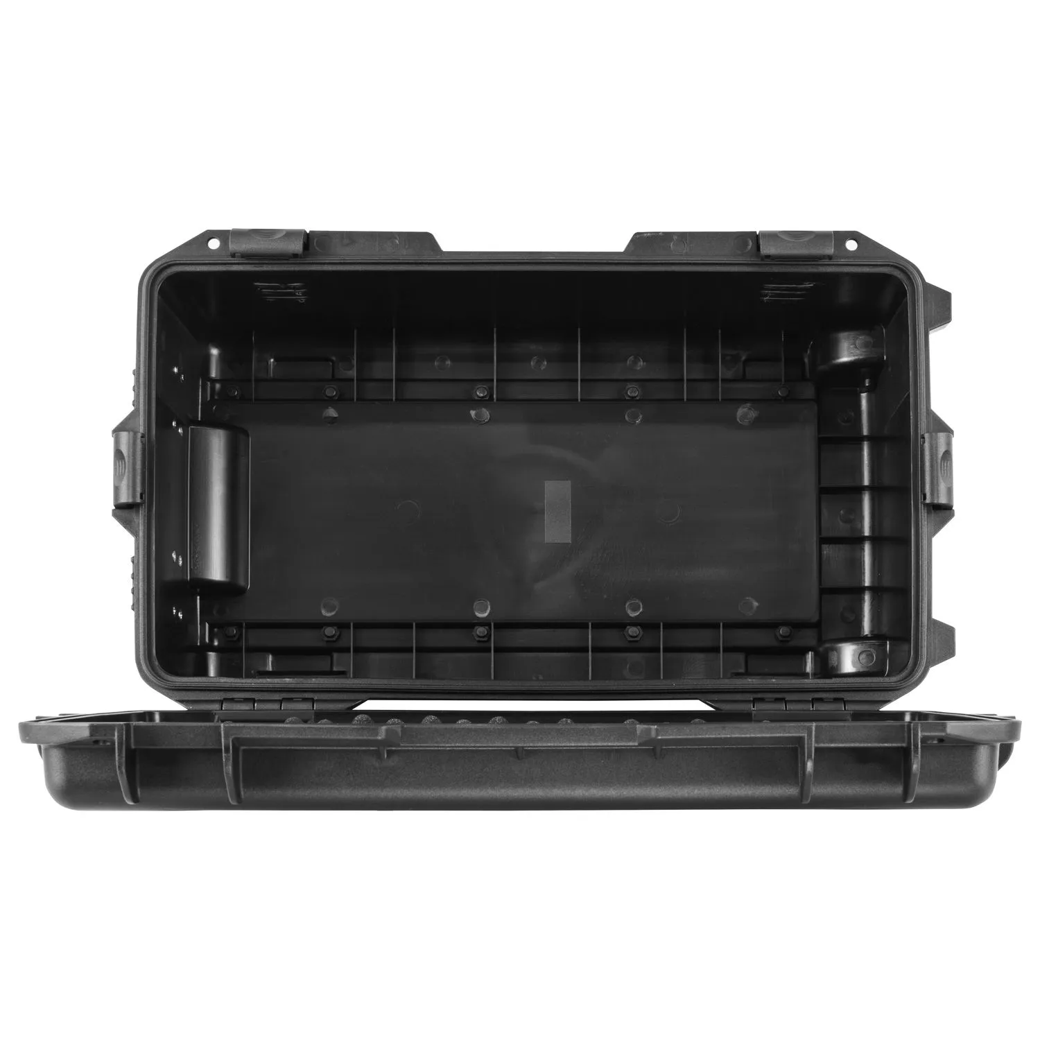 Empty 21.5" x 17.75" x 9.75" Bottom Interior Injection-Molded Trolley Utility Case - Image 4