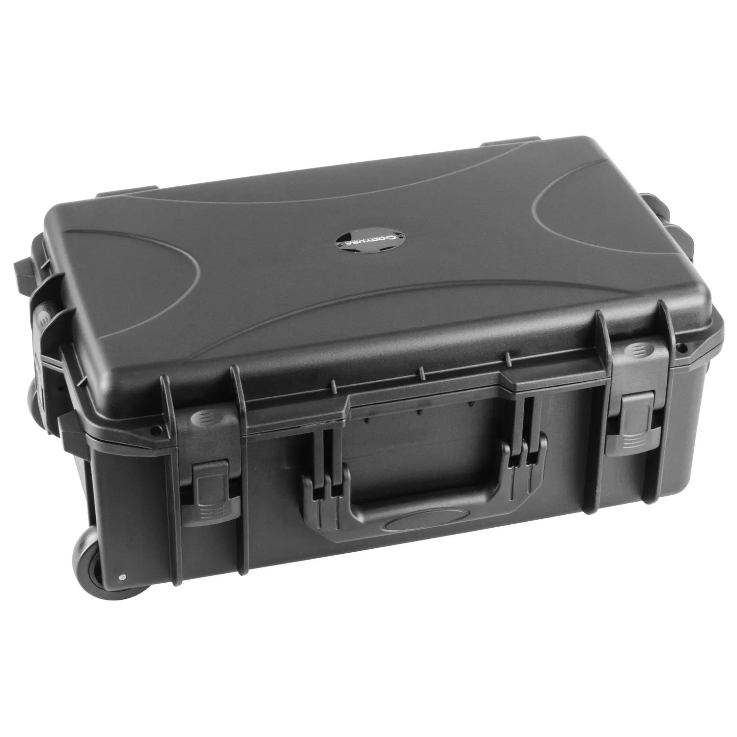 Empty 21.5" x 17.75" x 9.75" Bottom Interior Injection-Molded Trolley Utility Case - Image 5
