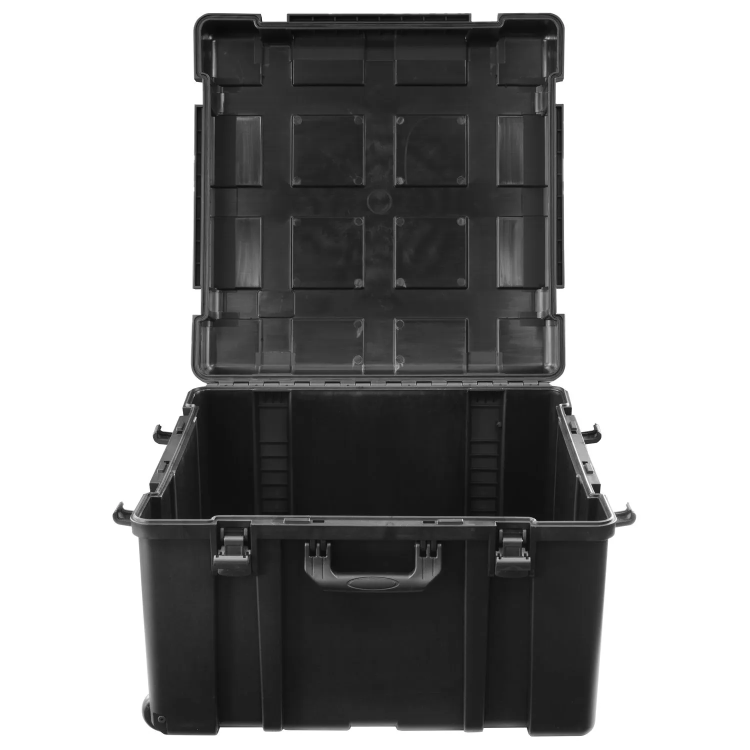 Empty 26.5" x 25.5" x 13.5" Bottom Interior Injection-Molded Trolley Utility Case - Image 4
