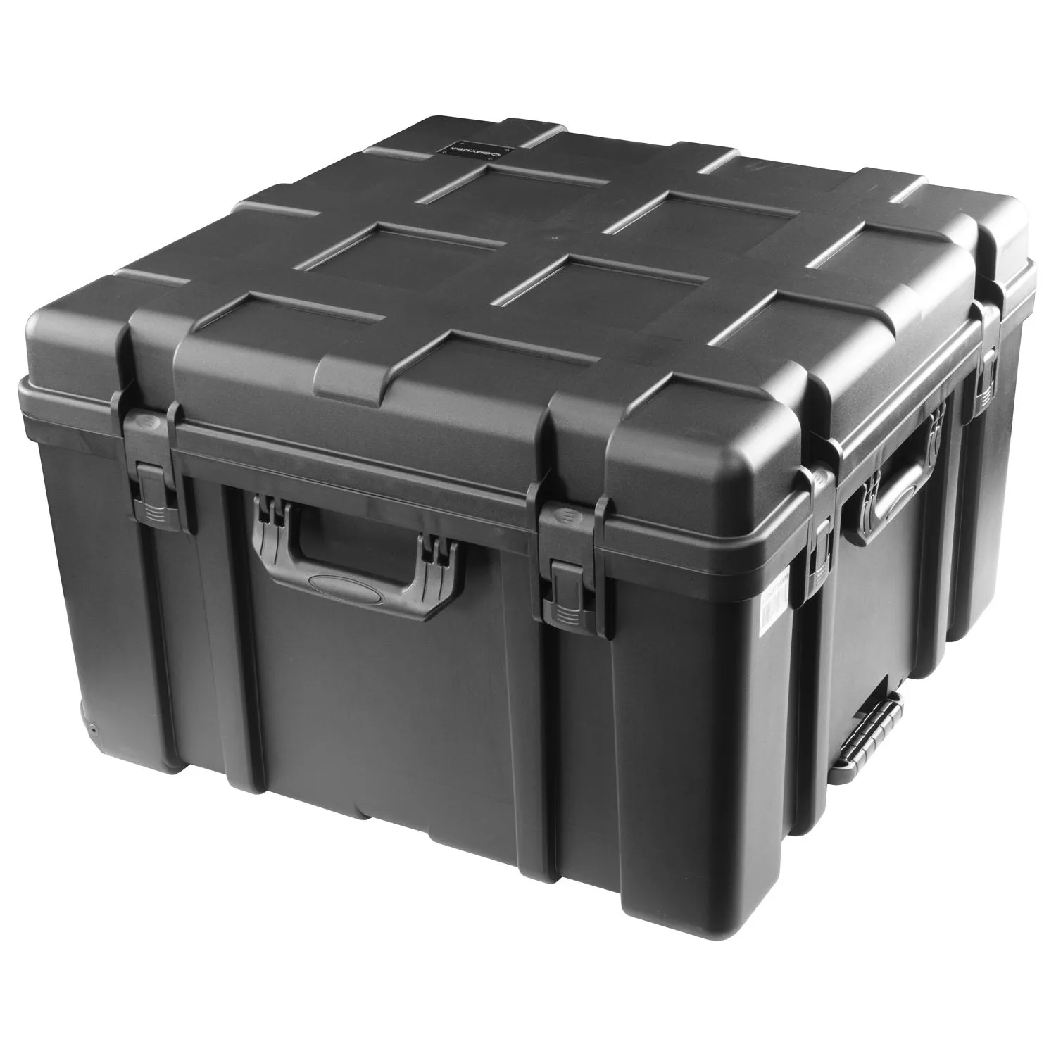 Empty 26.5" x 25.5" x 13.5" Bottom Interior Injection-Molded Trolley Utility Case - Image 6