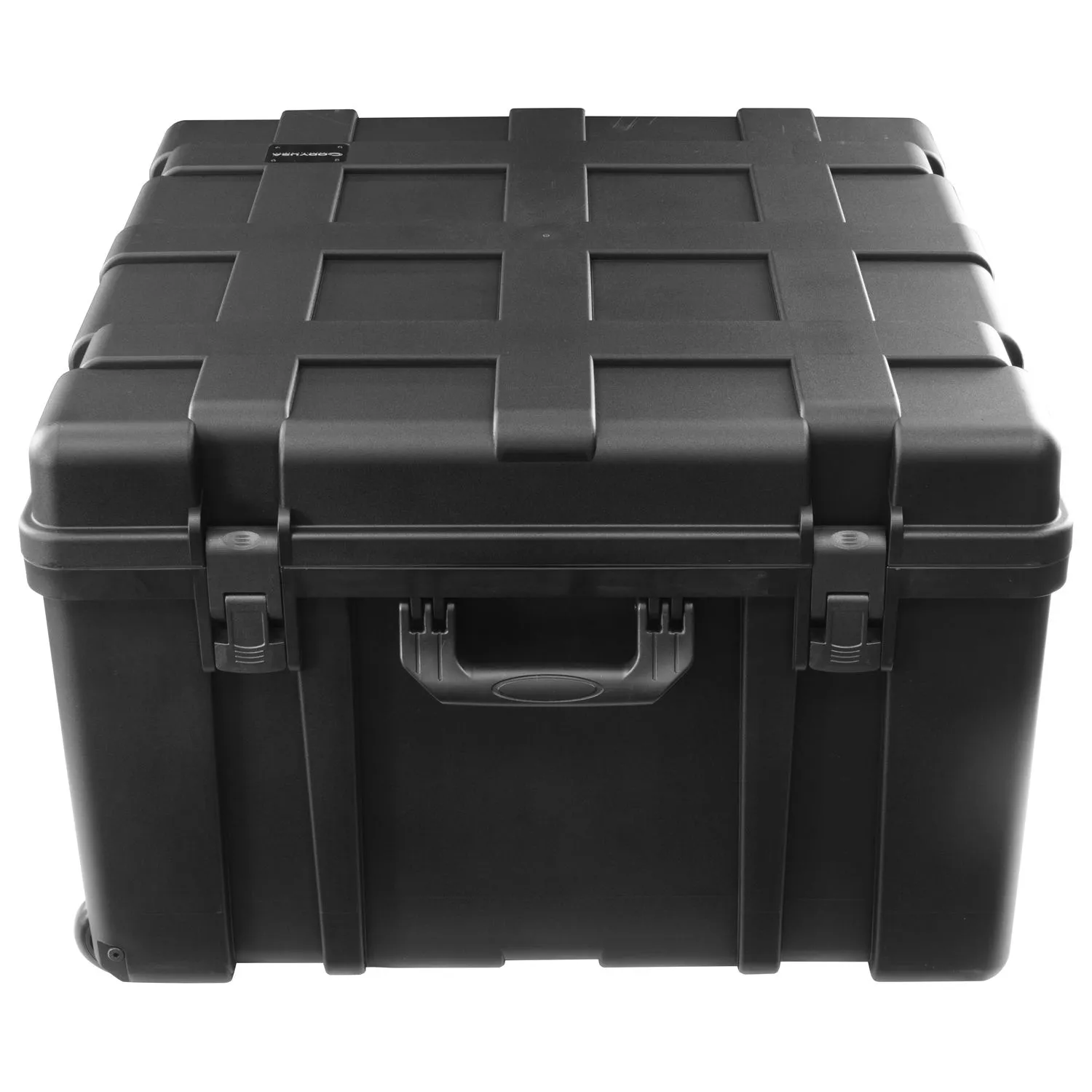 Empty 26.5" x 25.5" x 13.5" Bottom Interior Injection-Molded Trolley Utility Case - Image 7