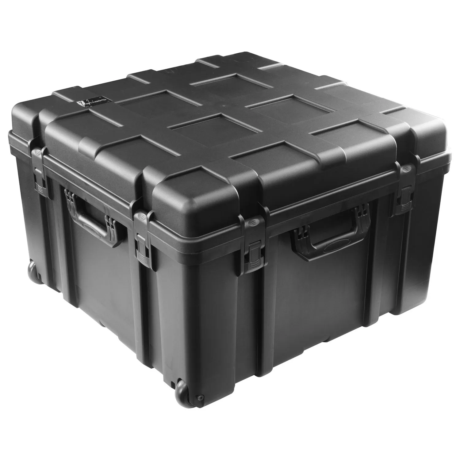 Empty 26.5" x 25.5" x 13.5" Bottom Interior Injection-Molded Trolley Utility Case - Image 8