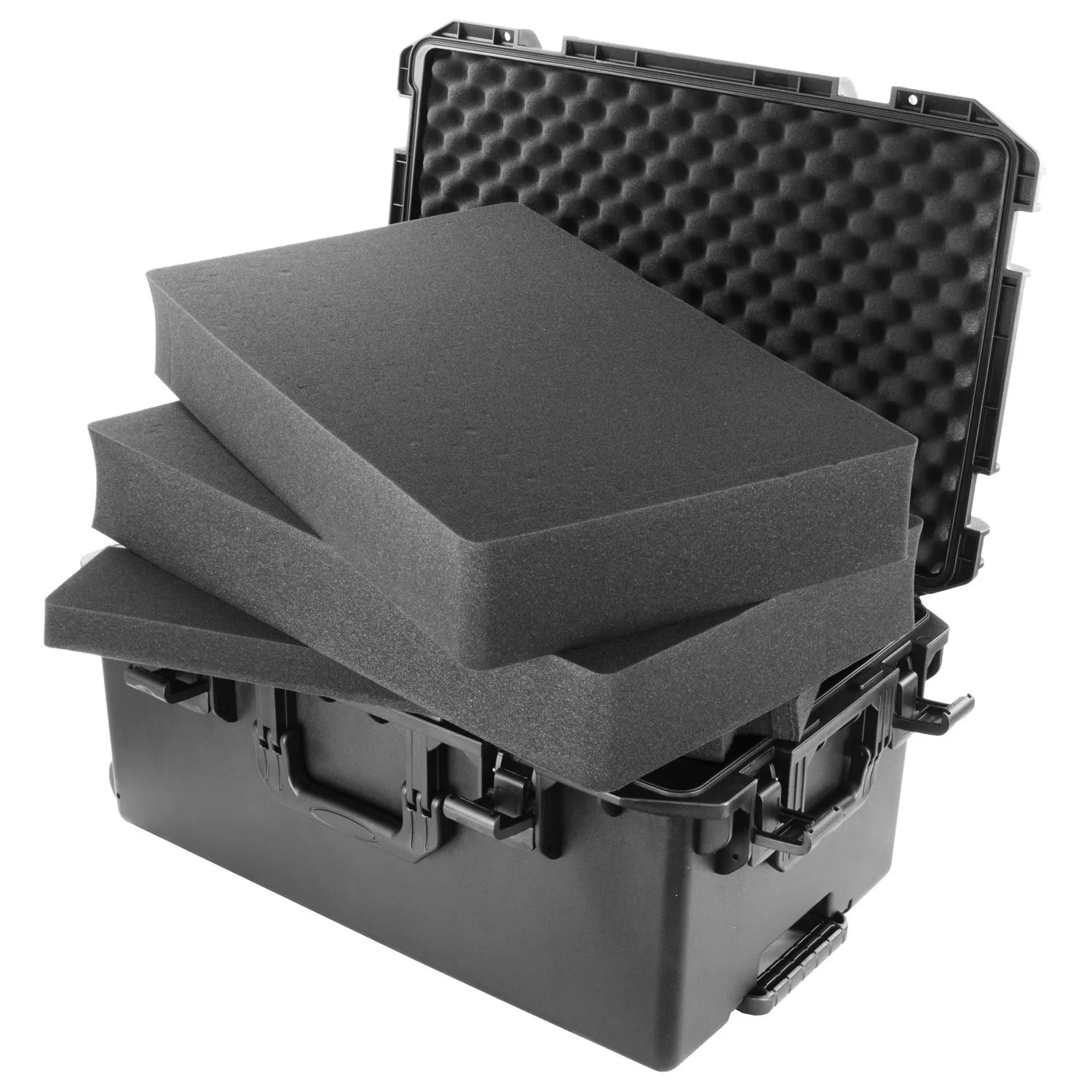 29" x 18.5" x 9" Bottom Interior with Pluck Foams Injection-Molded Trolley Utility Case - Image 9