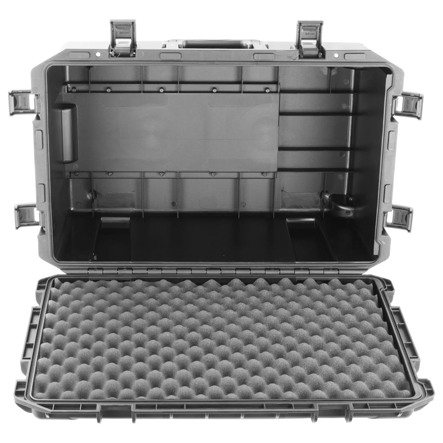 Empty 29" x 18.5" x 9" Bottom Interior Injection-Molded Trolley Utility Case - Image 8