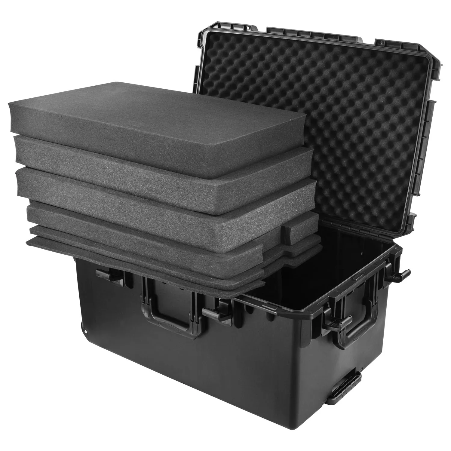 29.25" x 18.5" x 12.5" Bottom Interior with Pluck Foams Injection-Molded Trolley Utility Case - Image 3