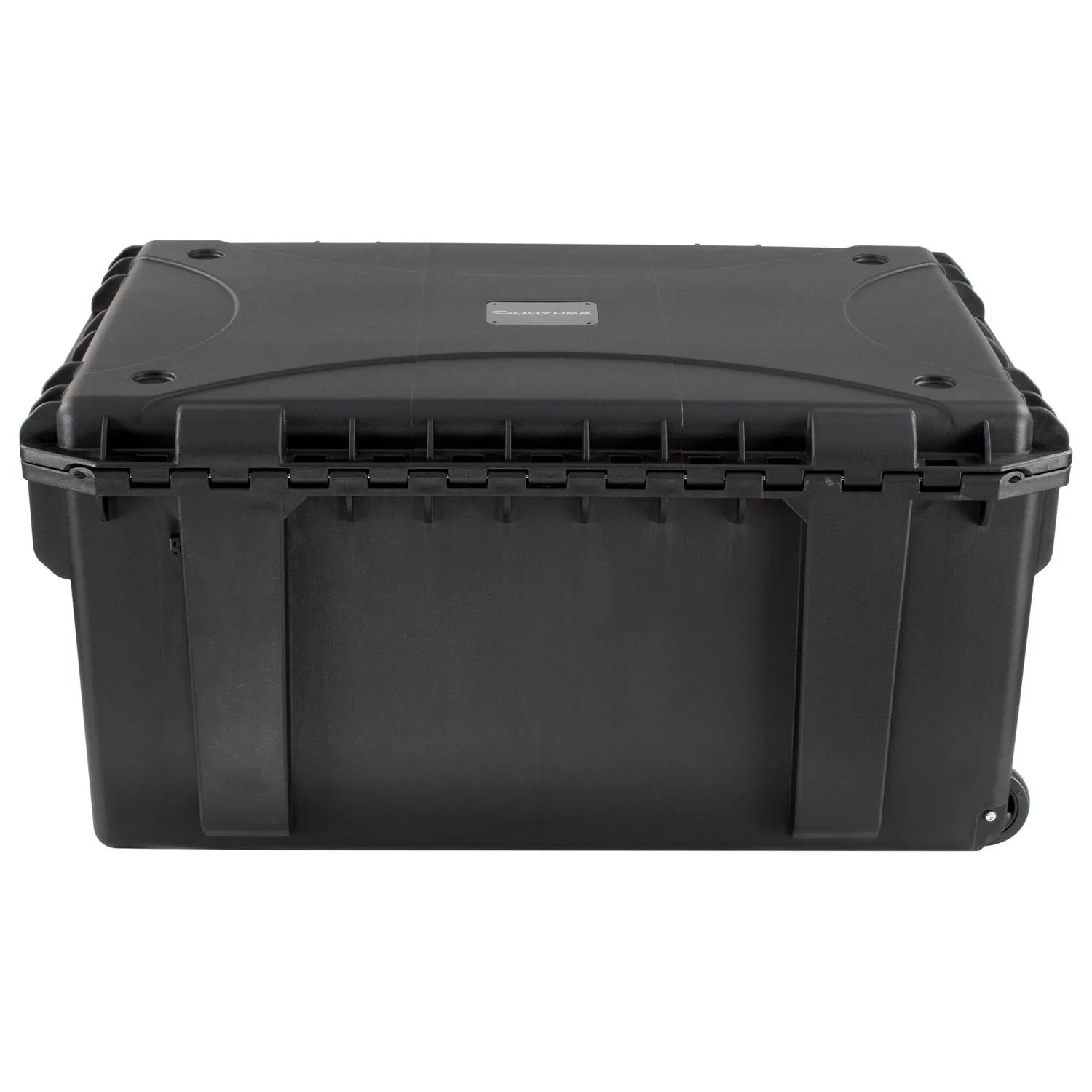 Empty 29.25" x 18.5" x 12.5" Bottom Interior Injection-Molded Trolley Utility Case - Image 7