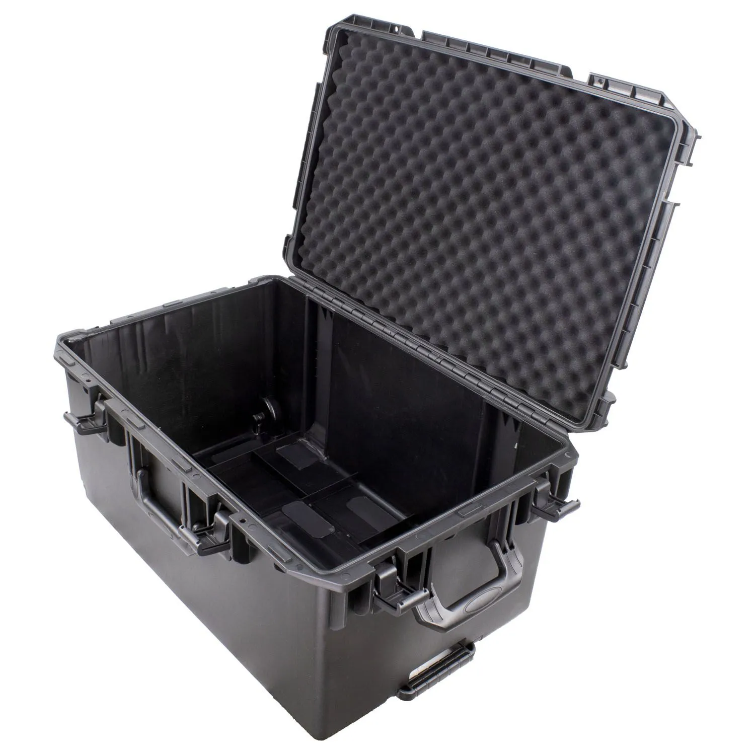 Empty 29.25" x 18.5" x 12.5" Bottom Interior Injection-Molded Trolley Utility Case - Image 8