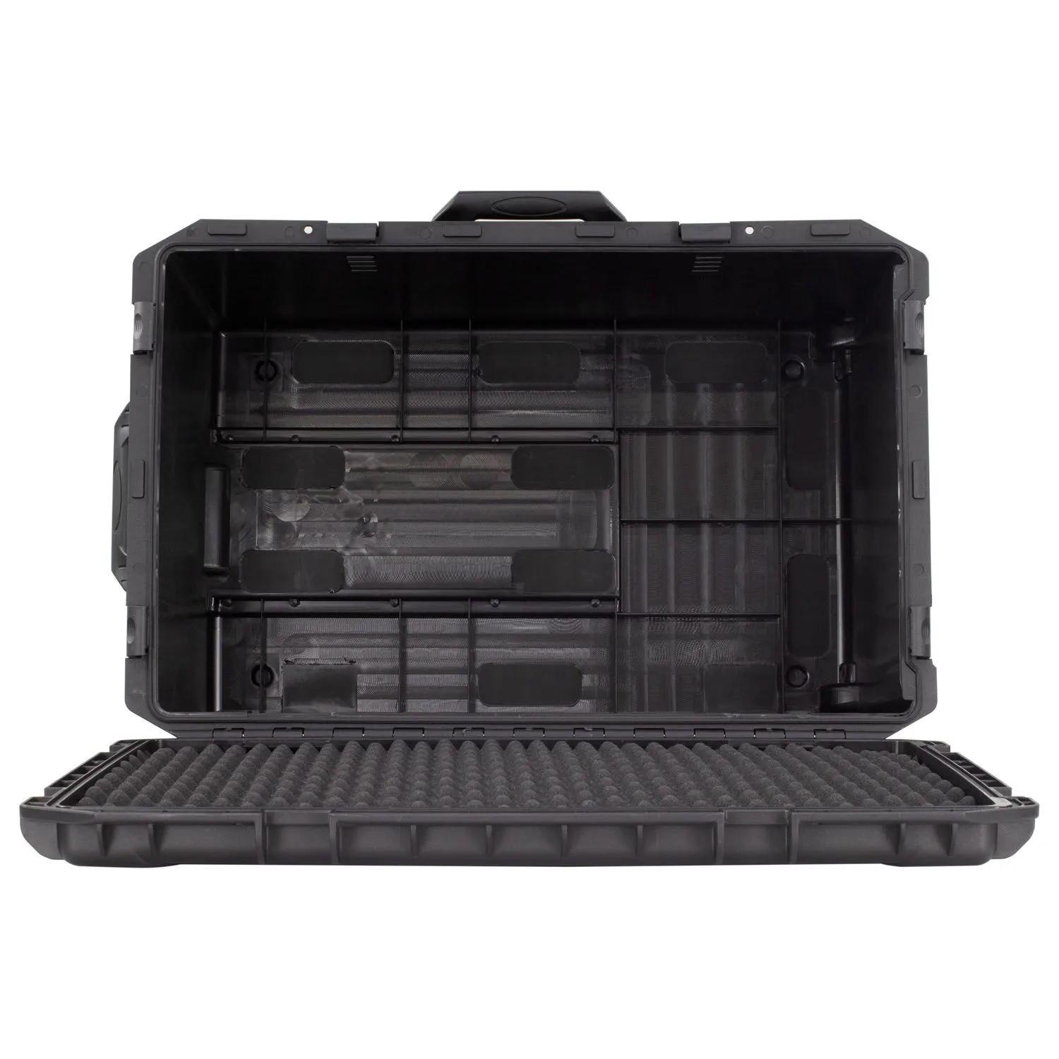 Empty 29.25" x 18.5" x 12.5" Bottom Interior Injection-Molded Trolley Utility Case - Image 9